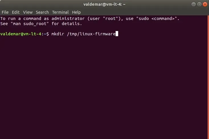 Install Firmware for Kernel Drivers on Ubuntu - Step 2