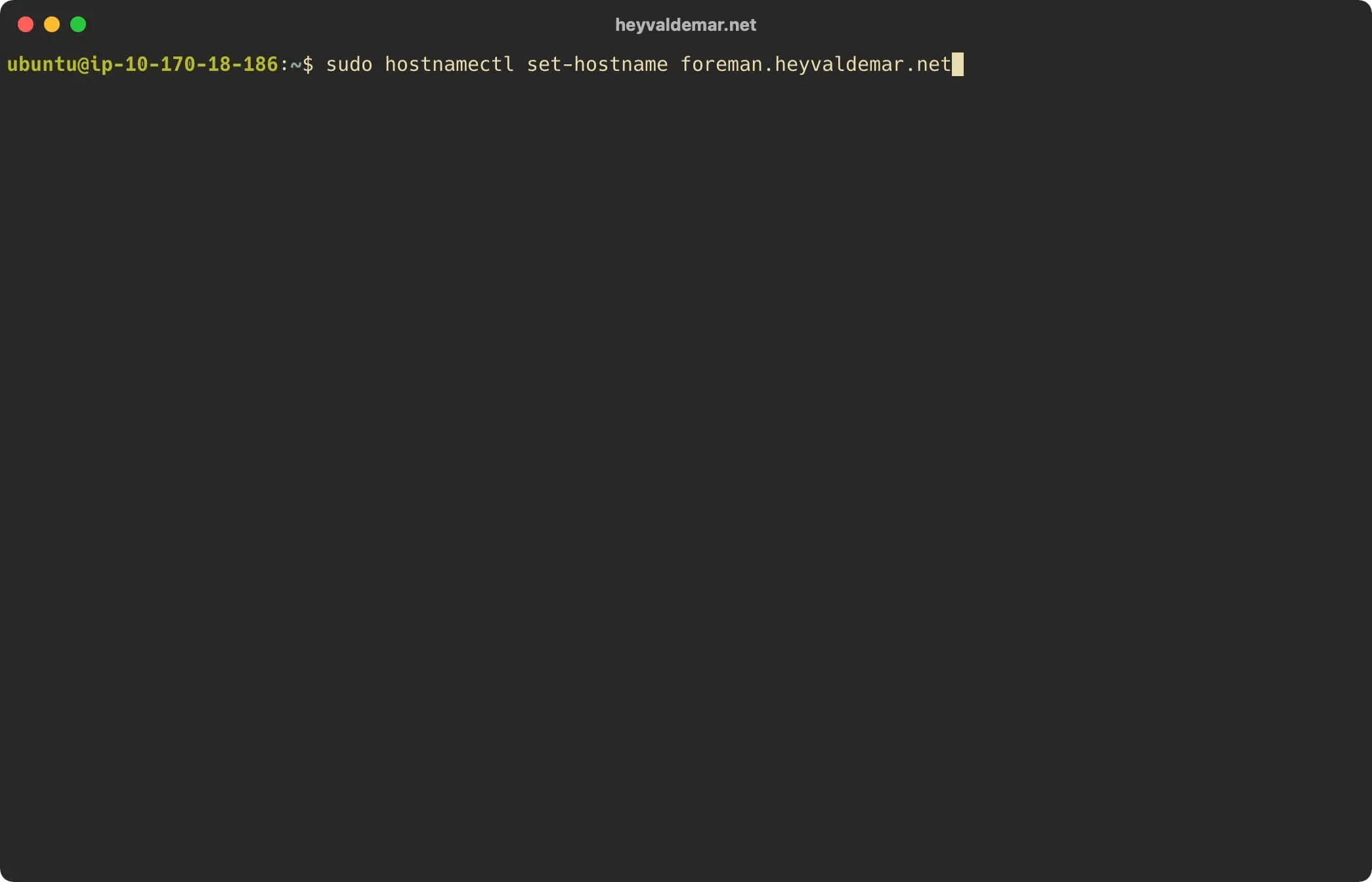 Install Foreman on Ubuntu Server - Step 1