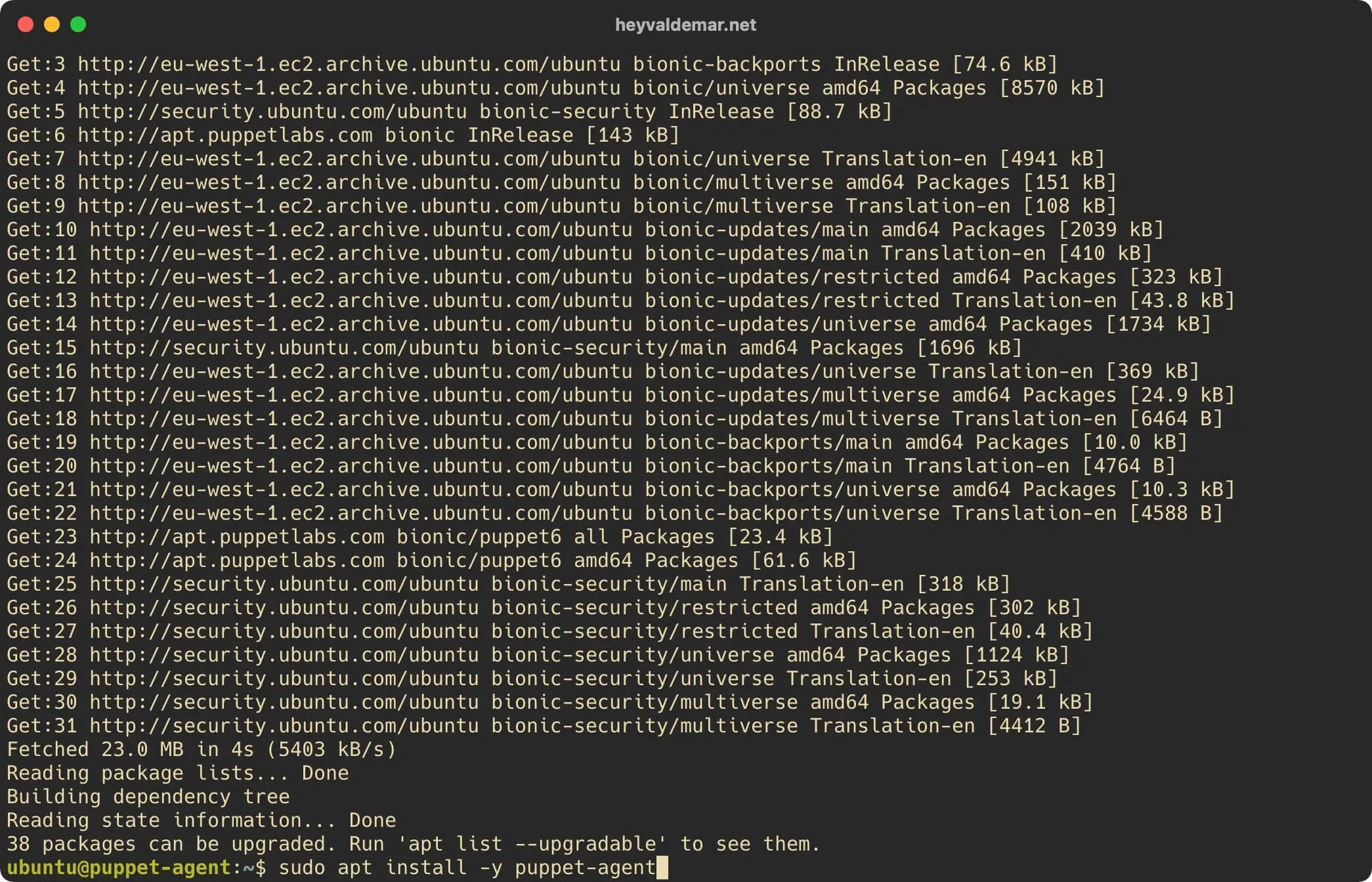 Install Foreman on Ubuntu Server - Step 38