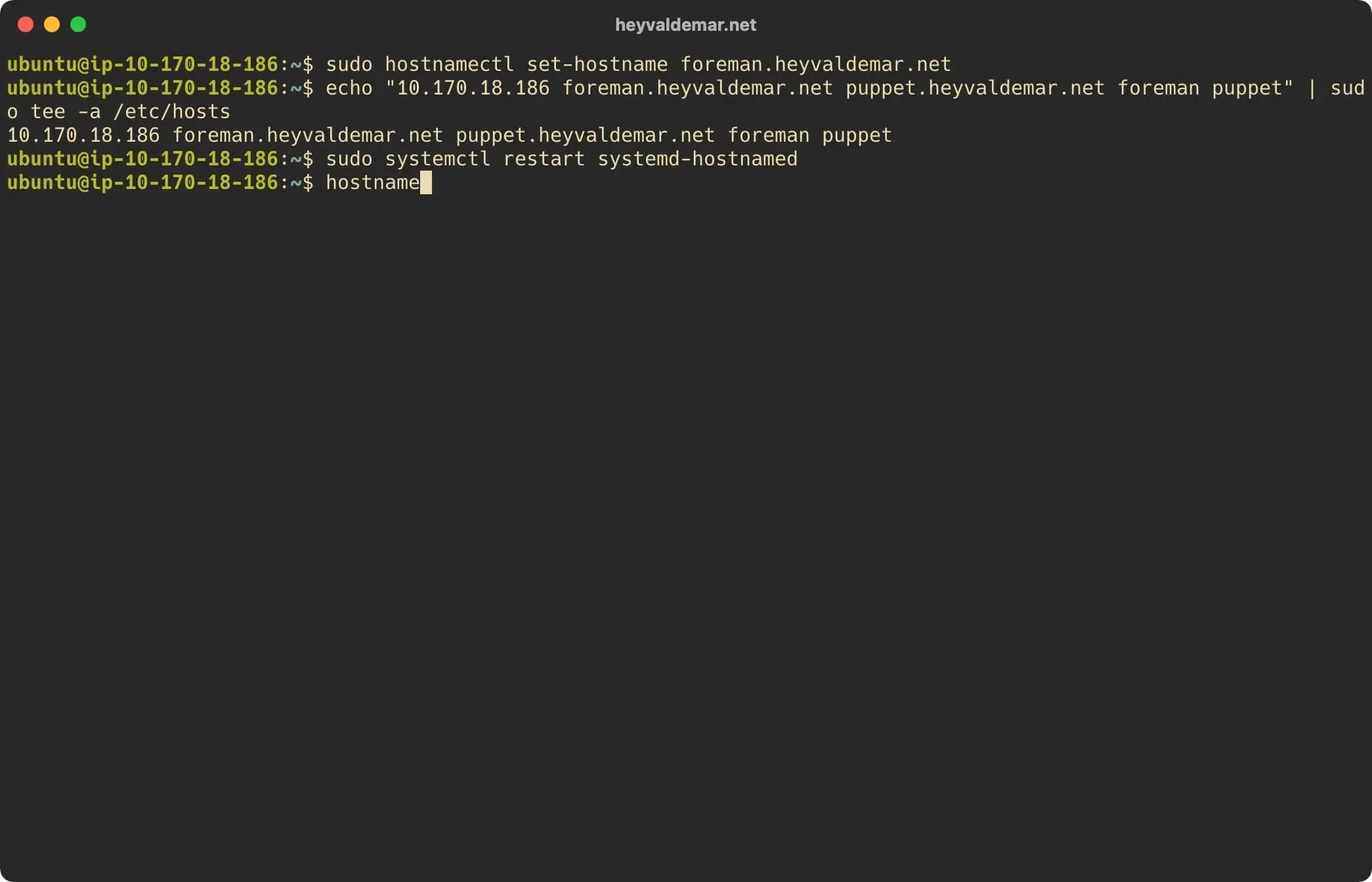 Install Foreman on Ubuntu Server - Step 4