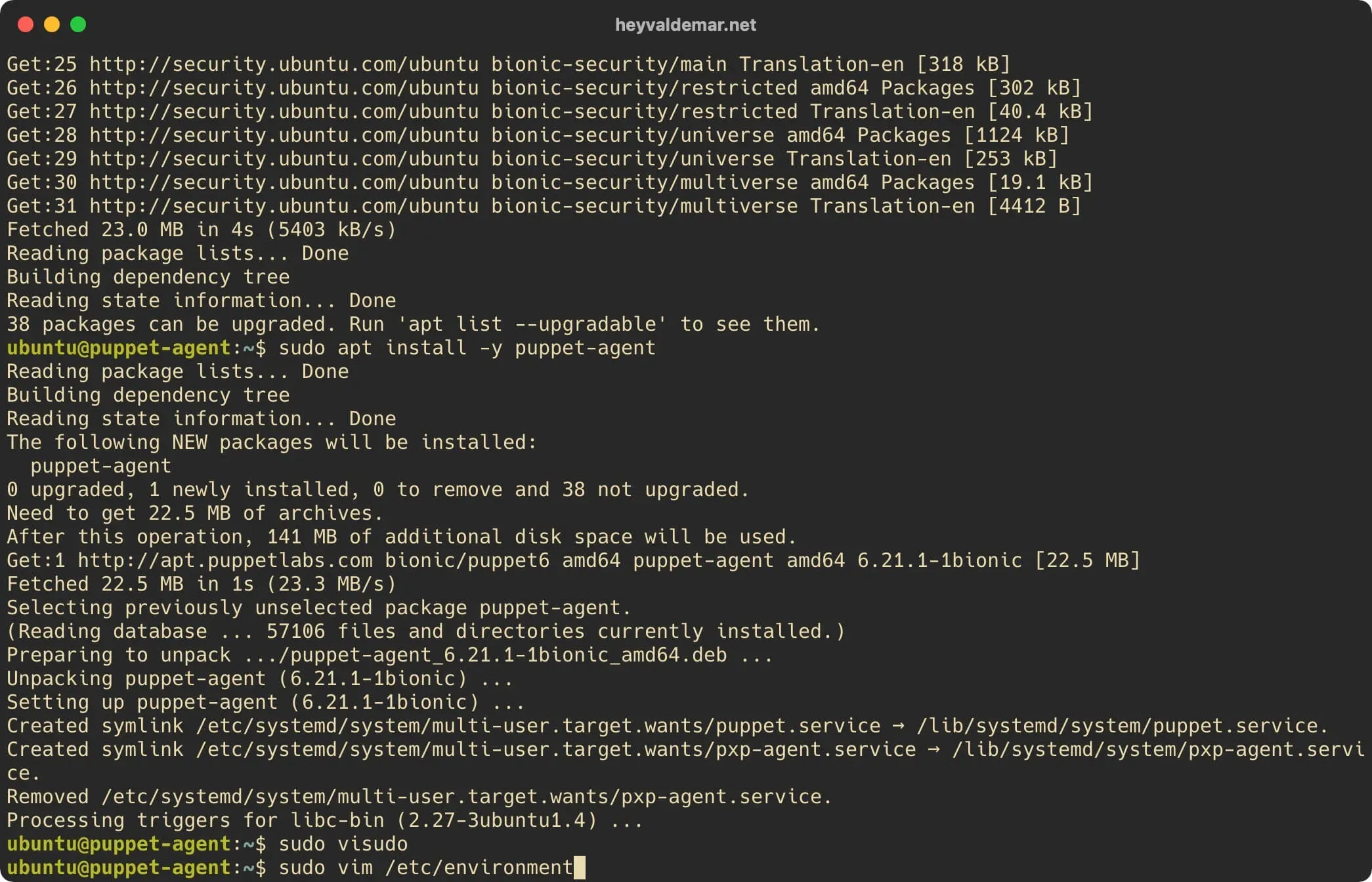 Install Foreman on Ubuntu Server - Step 43
