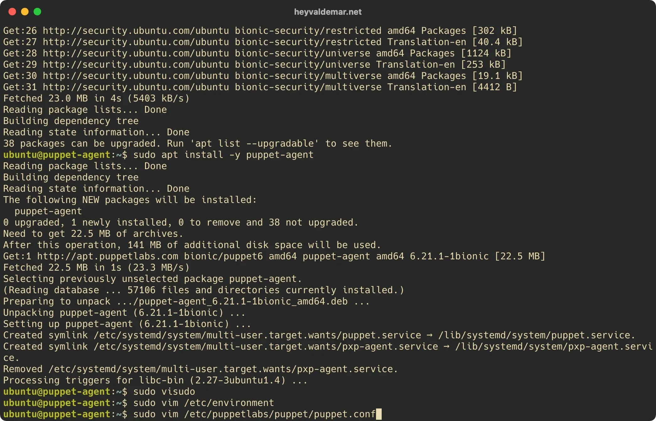 Install Foreman on Ubuntu Server - Step 46