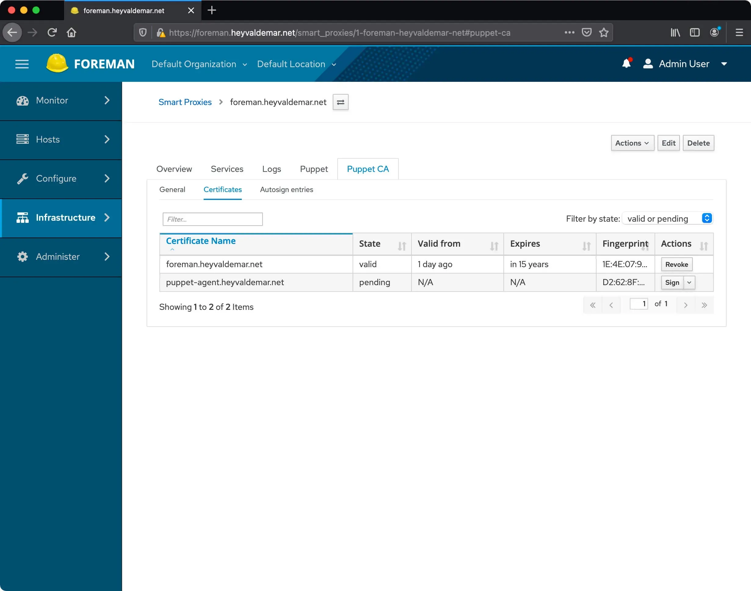 Install Foreman on Ubuntu Server - Step 52