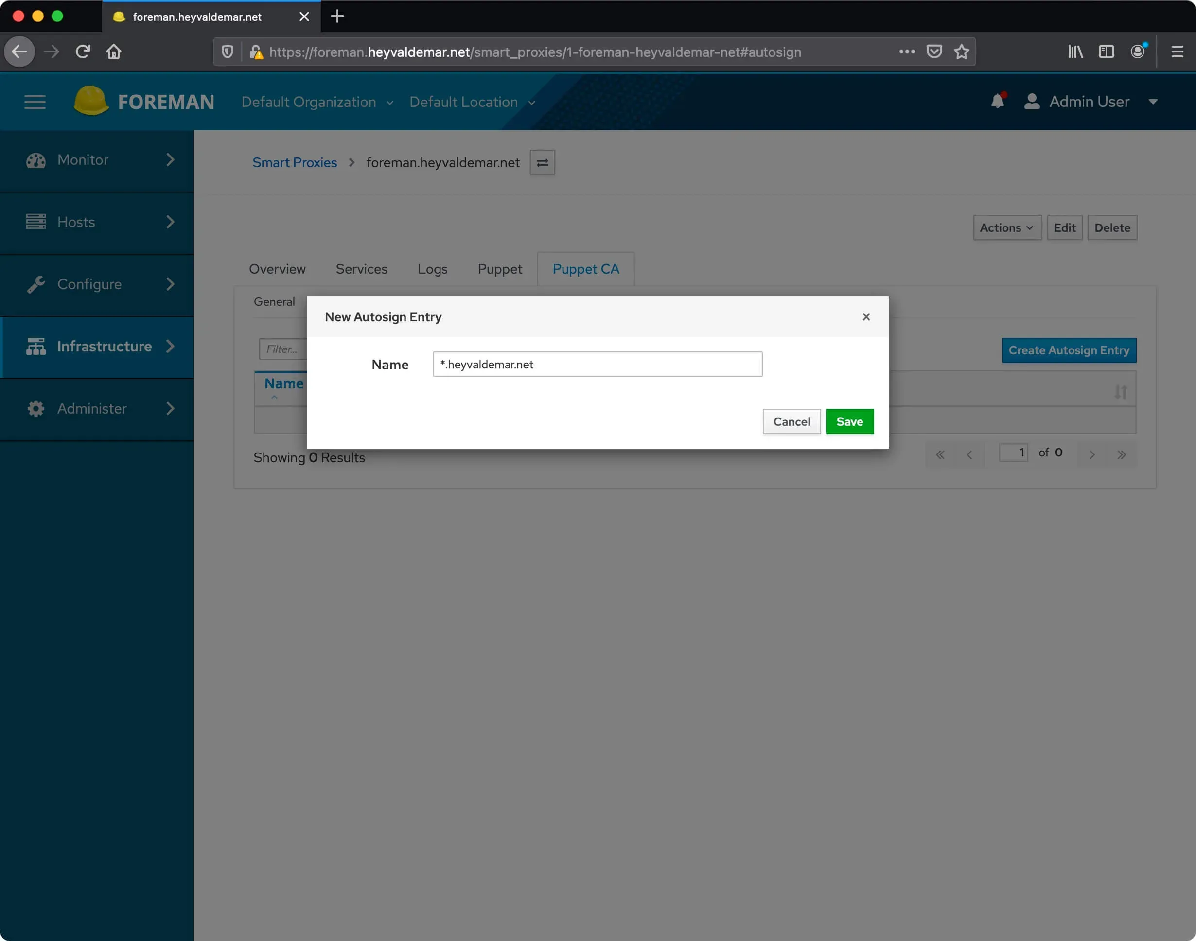 Install Foreman on Ubuntu Server - Step 55