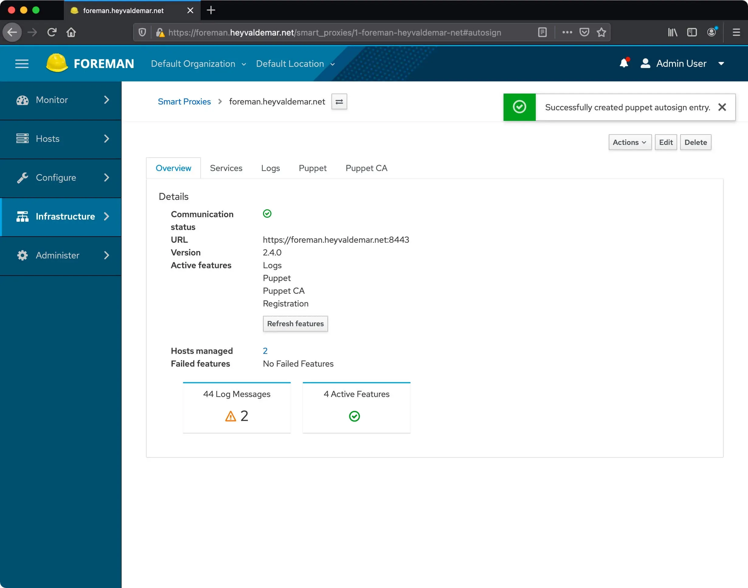 Install Foreman on Ubuntu Server - Step 56