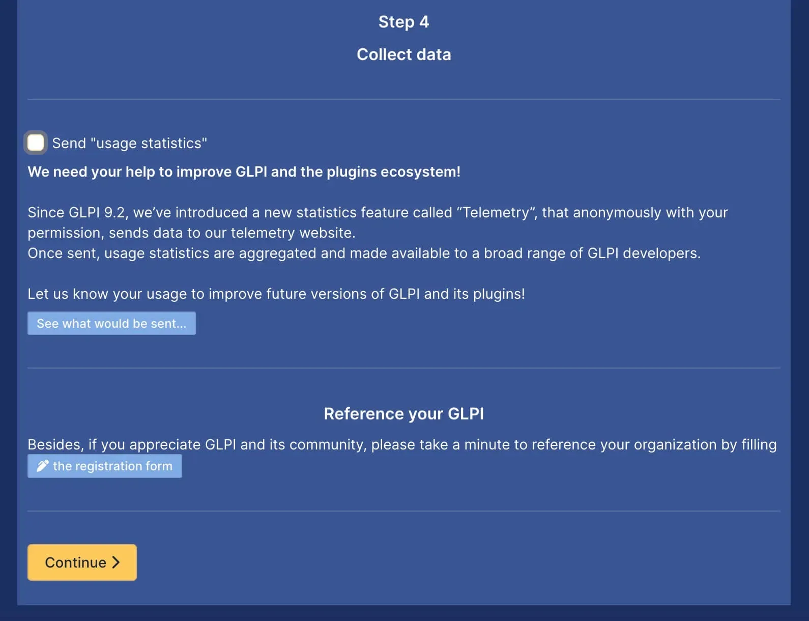 Install GLPI Using Docker Compose - Step 13