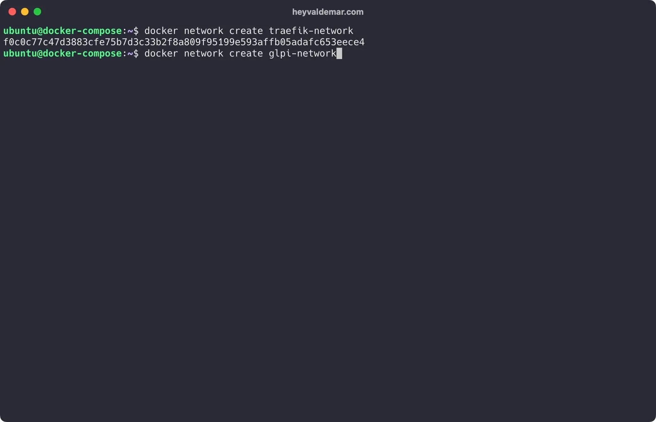 Install GLPI Using Docker Compose - Step 2