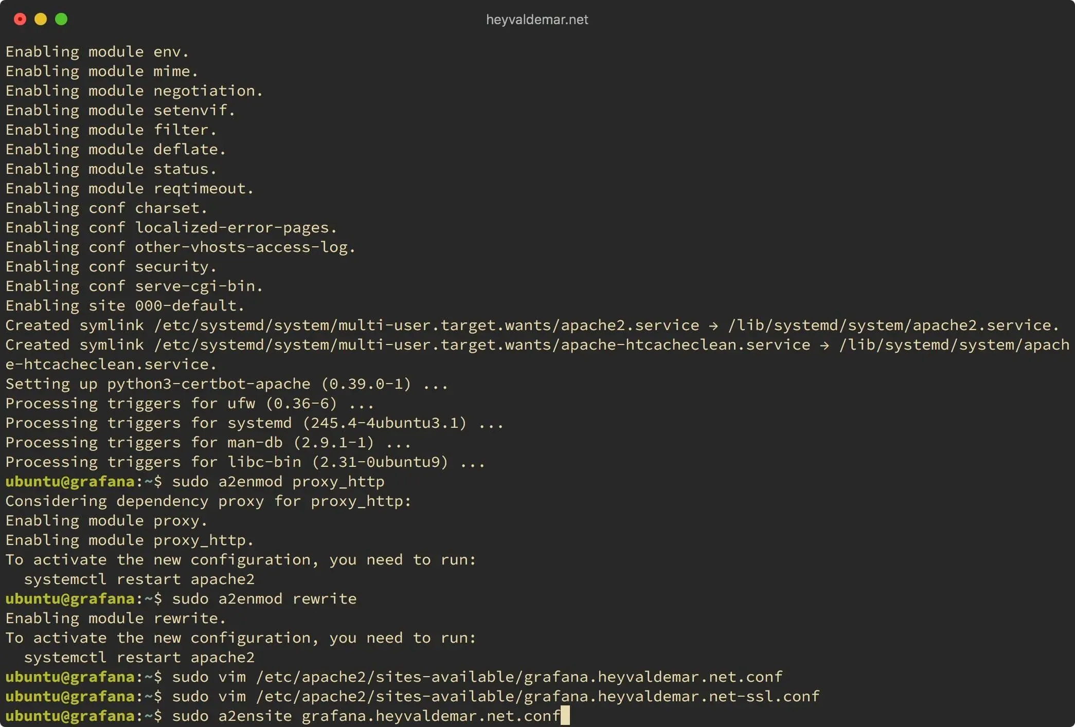 Install Grafana on Ubuntu Server - Step 11