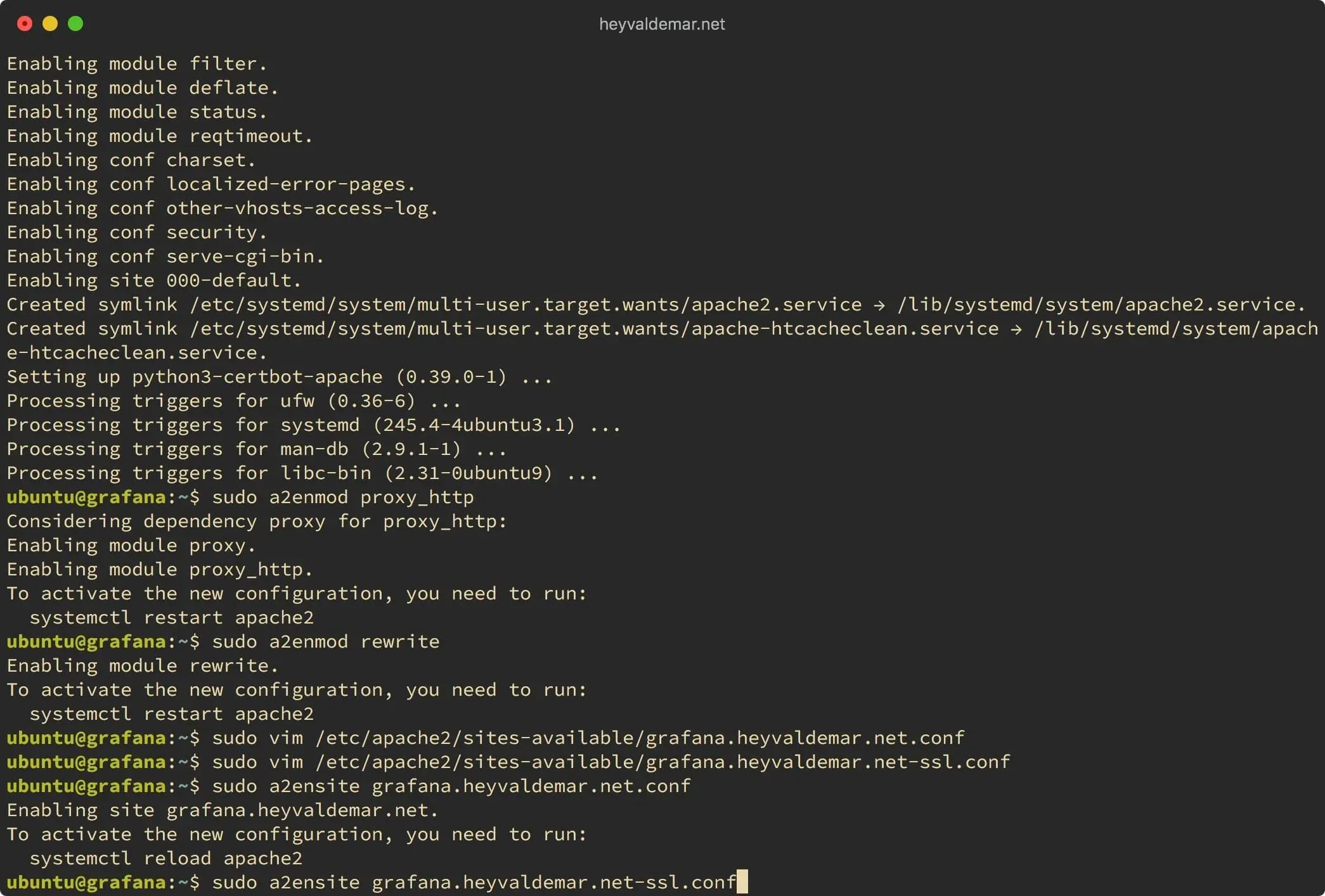Install Grafana on Ubuntu Server - Step 12