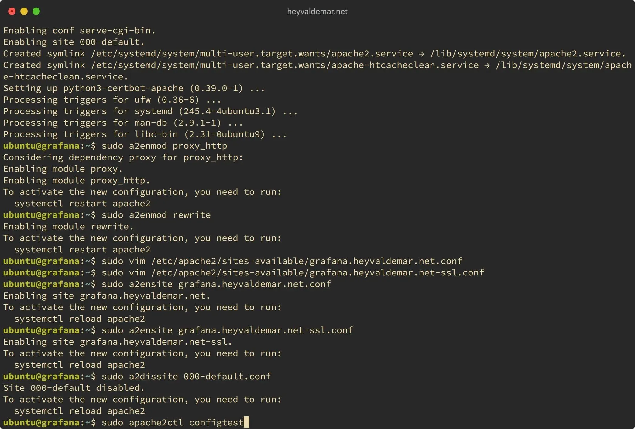 Install Grafana on Ubuntu Server - Step 14
