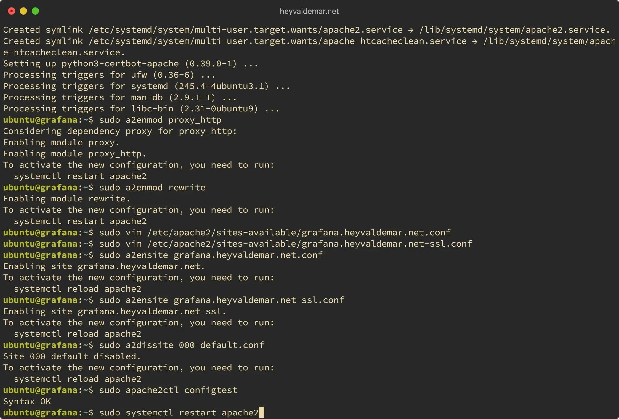 Install Grafana on Ubuntu Server - Step 15