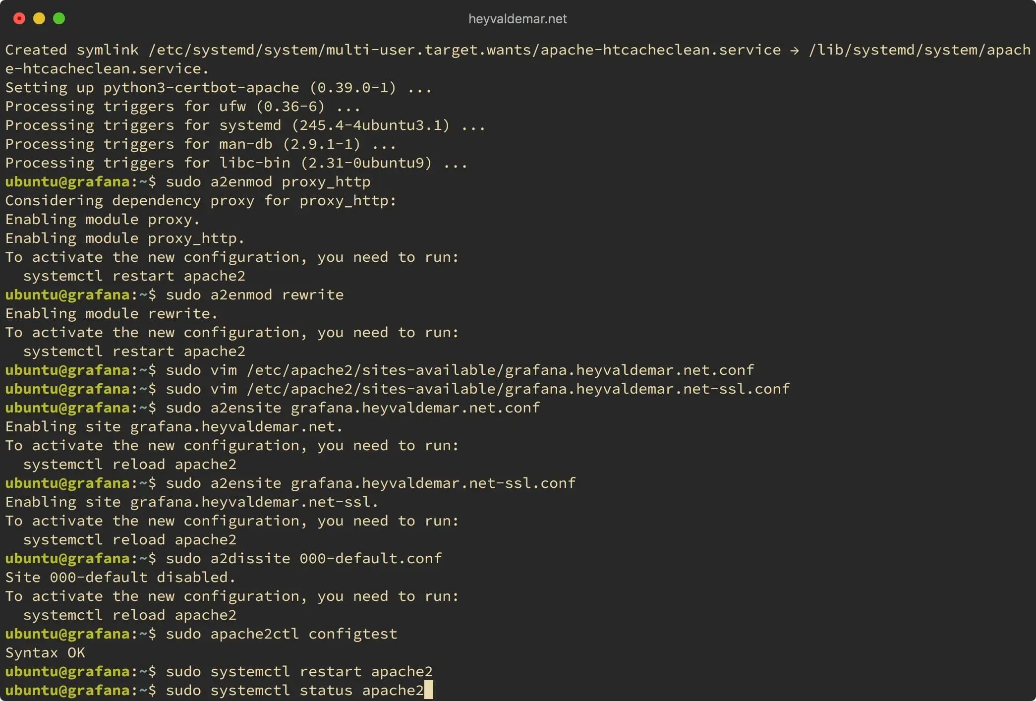 Install Grafana on Ubuntu Server - Step 16