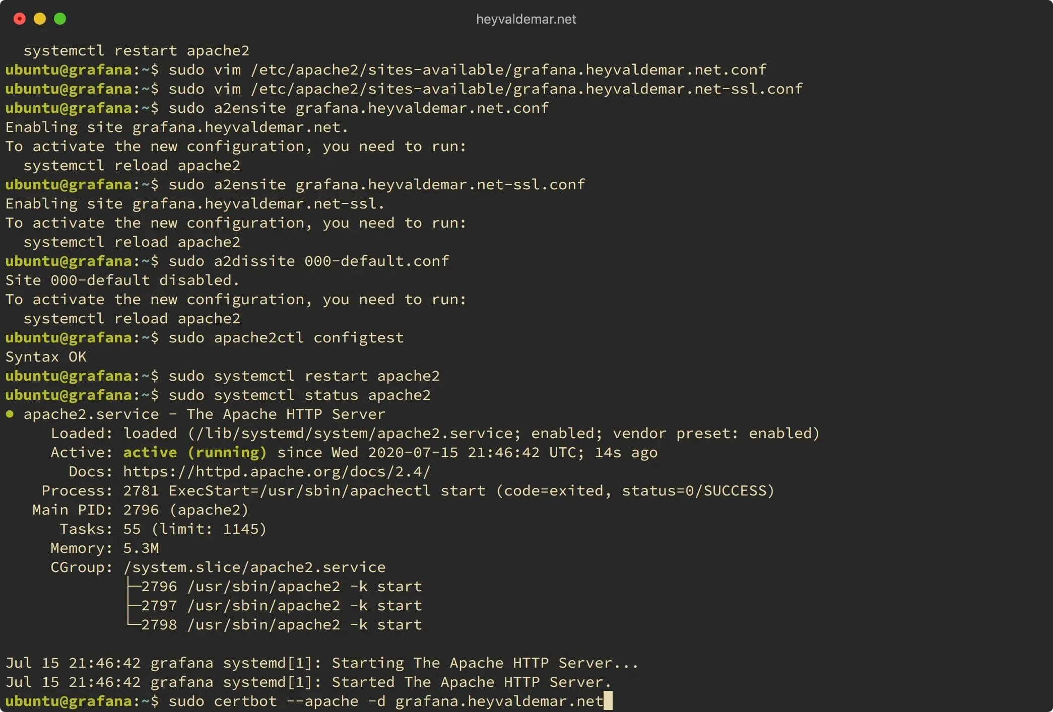 Install Grafana on Ubuntu Server - Step 17