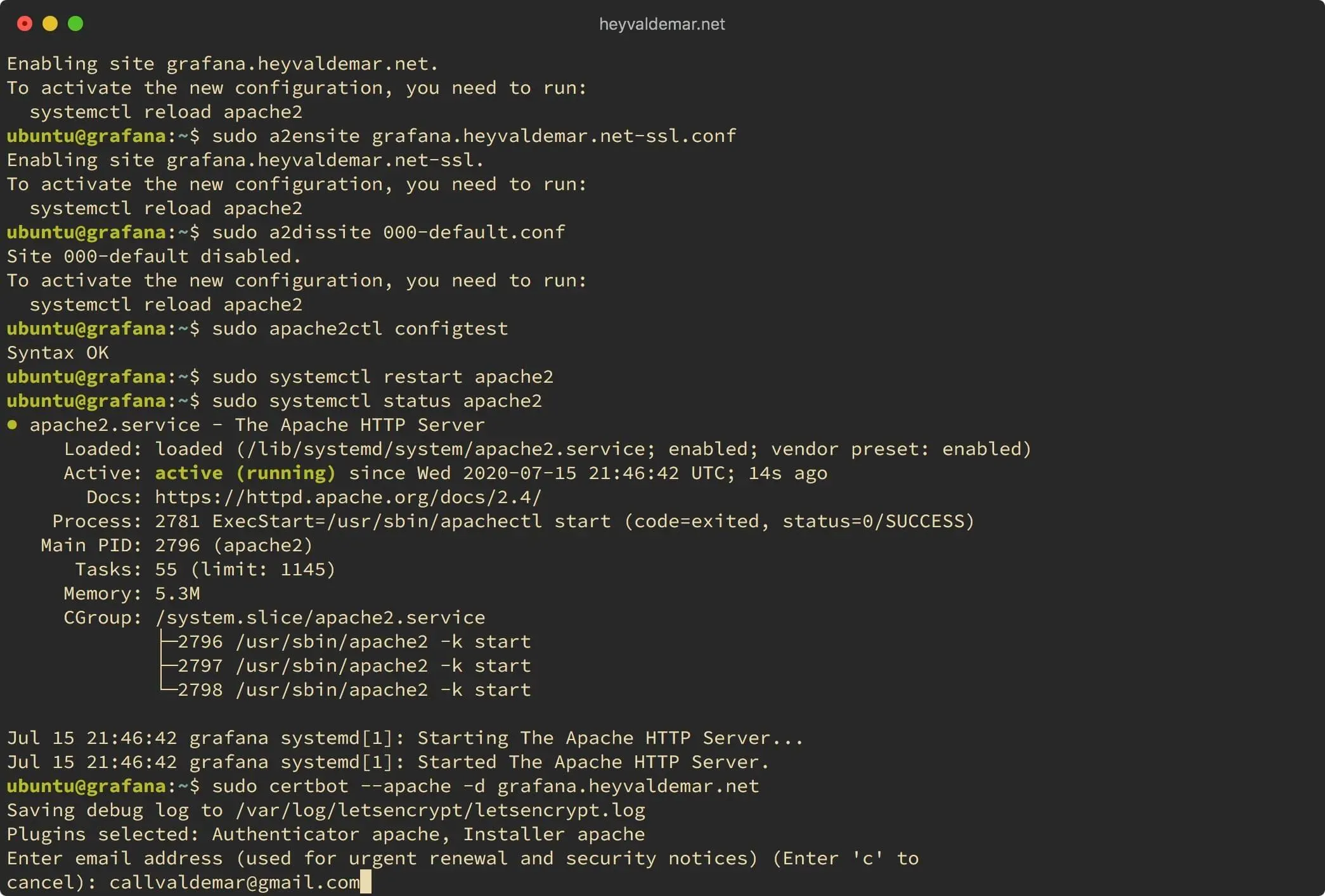 Install Grafana on Ubuntu Server - Step 18