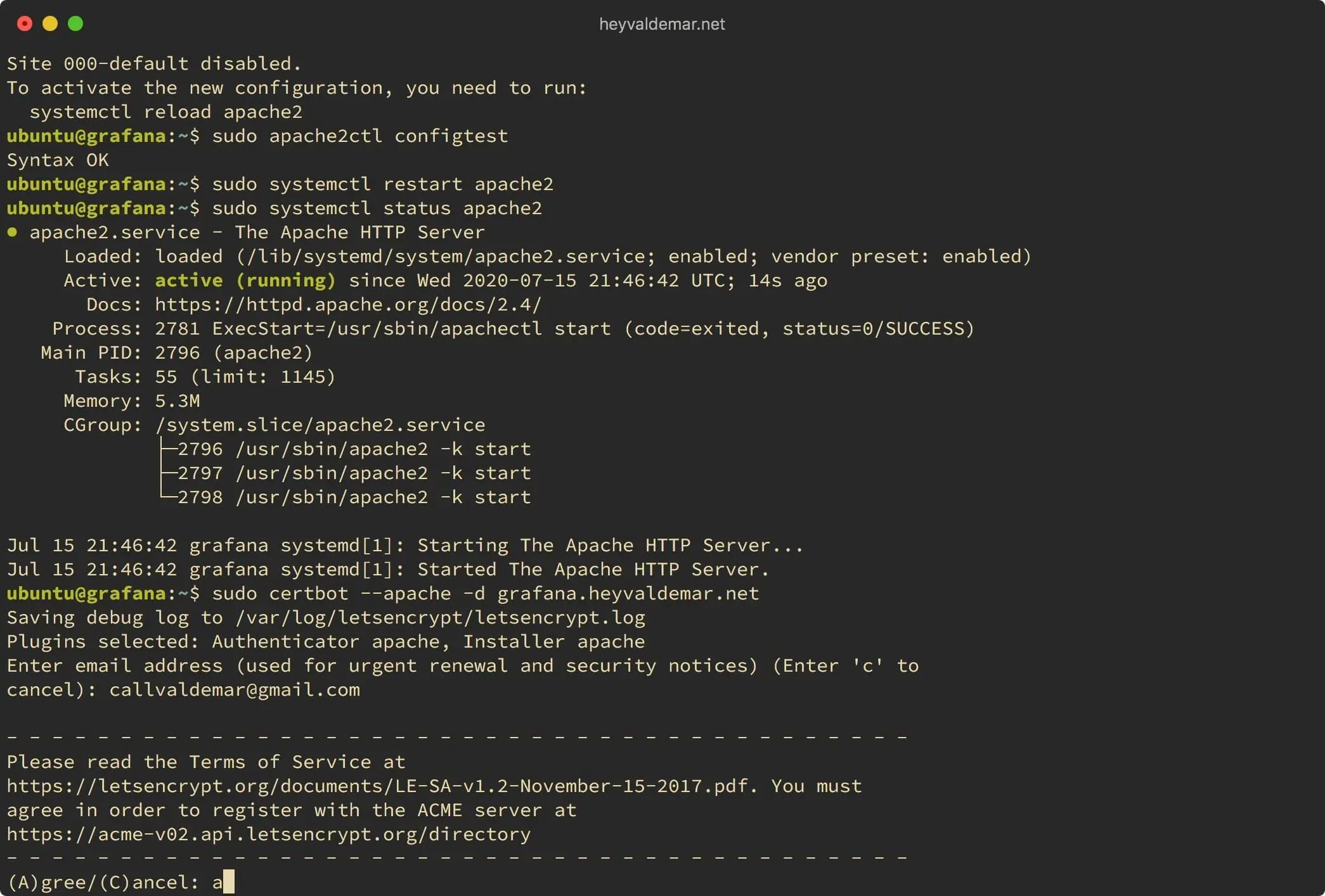 Install Grafana on Ubuntu Server - Step 19