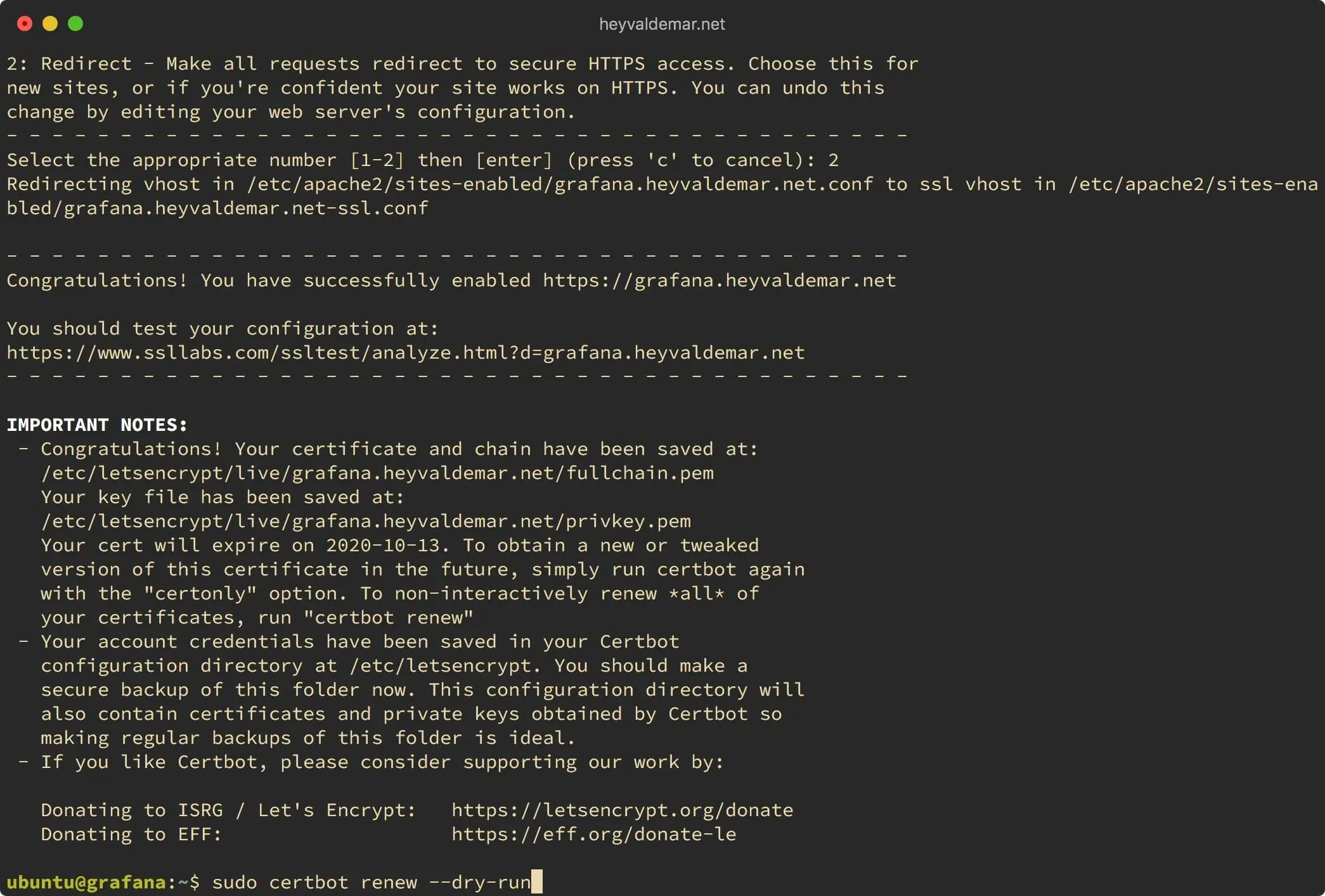 Install Grafana on Ubuntu Server - Step 22