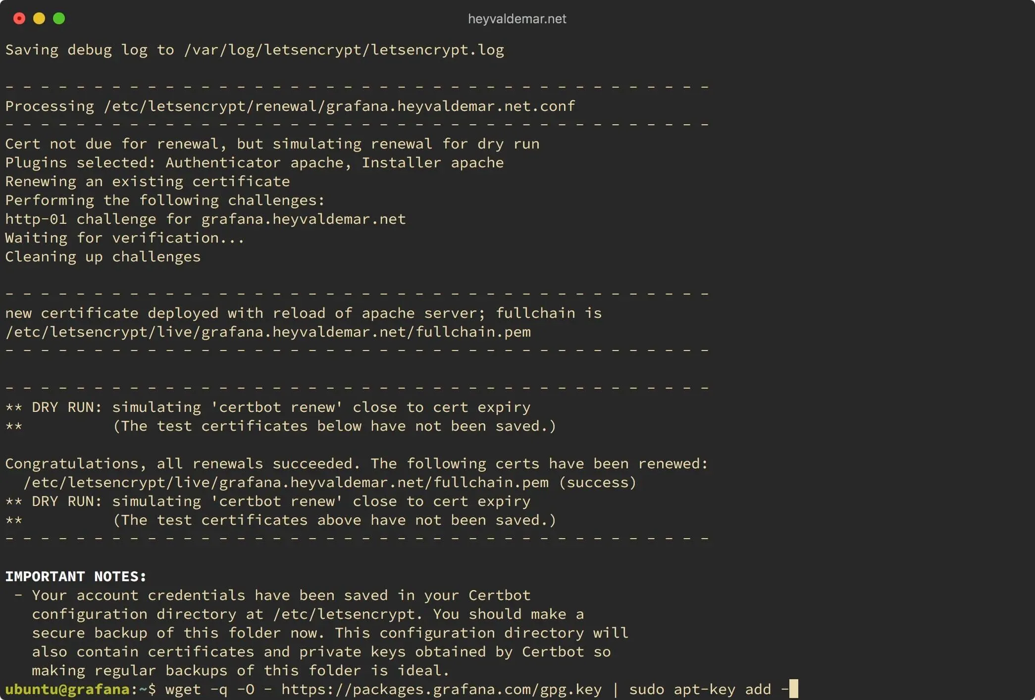 Install Grafana on Ubuntu Server - Step 23