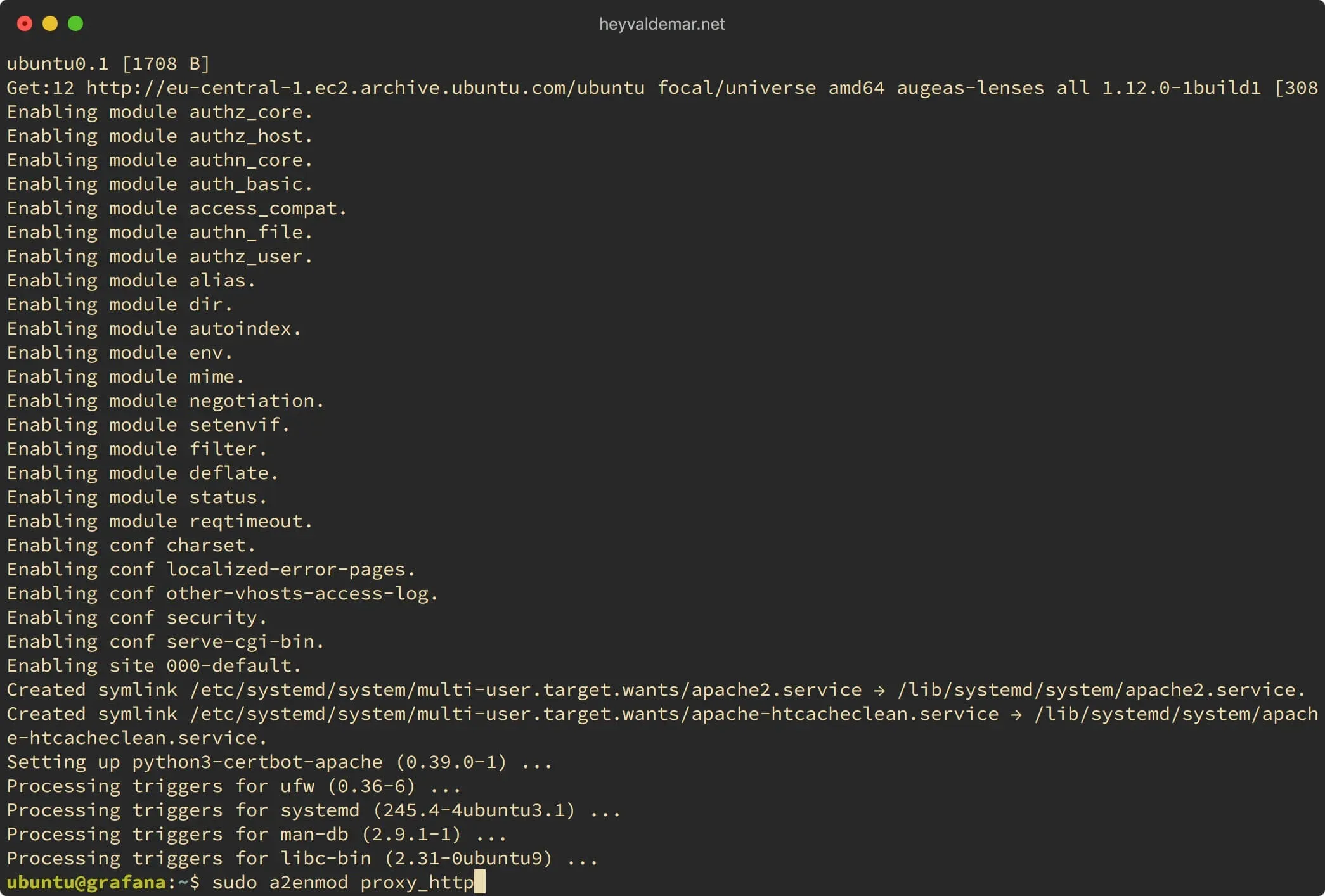 Install Grafana on Ubuntu Server - Step 3