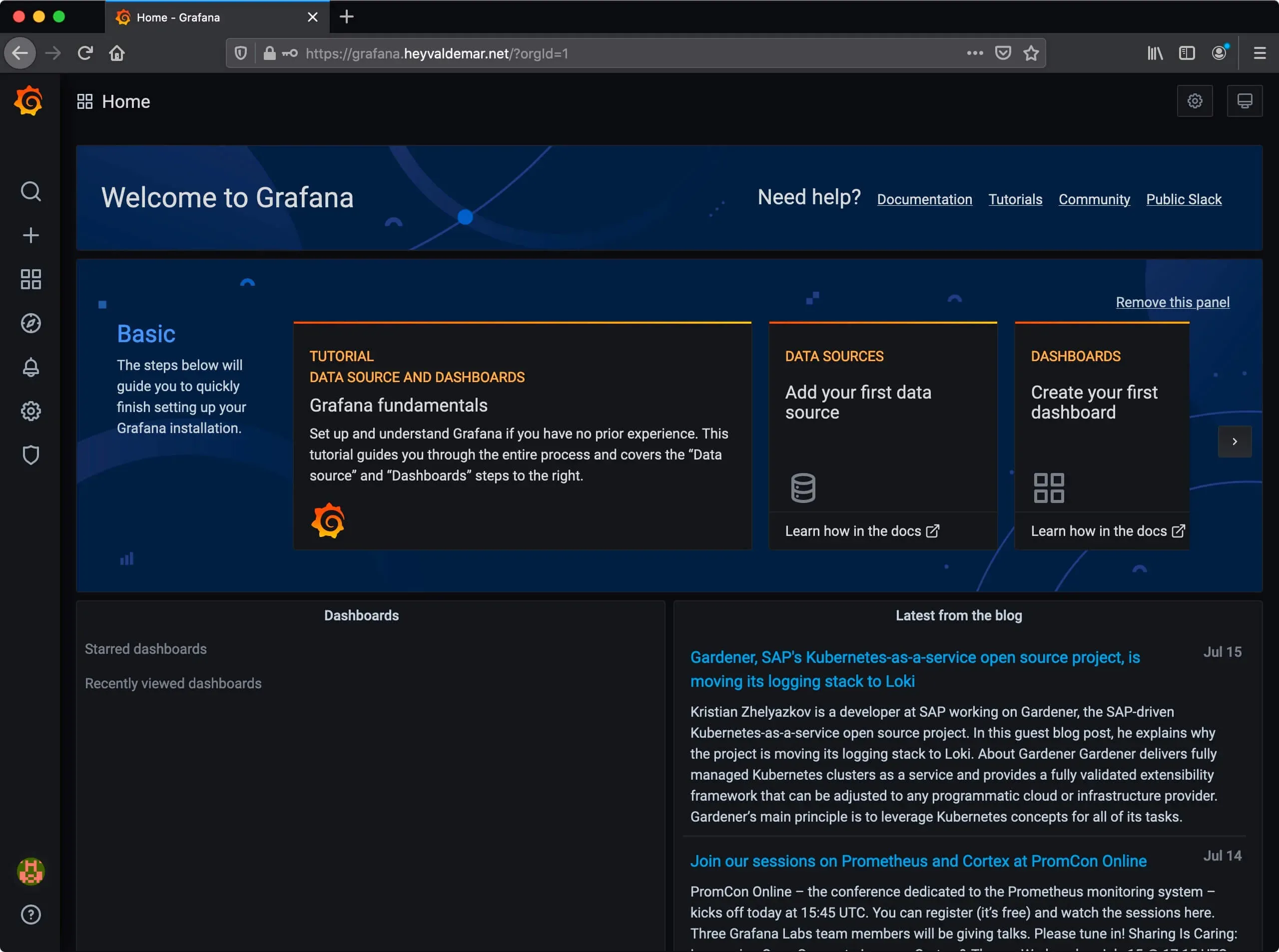 Install Grafana on Ubuntu Server - Step 32
