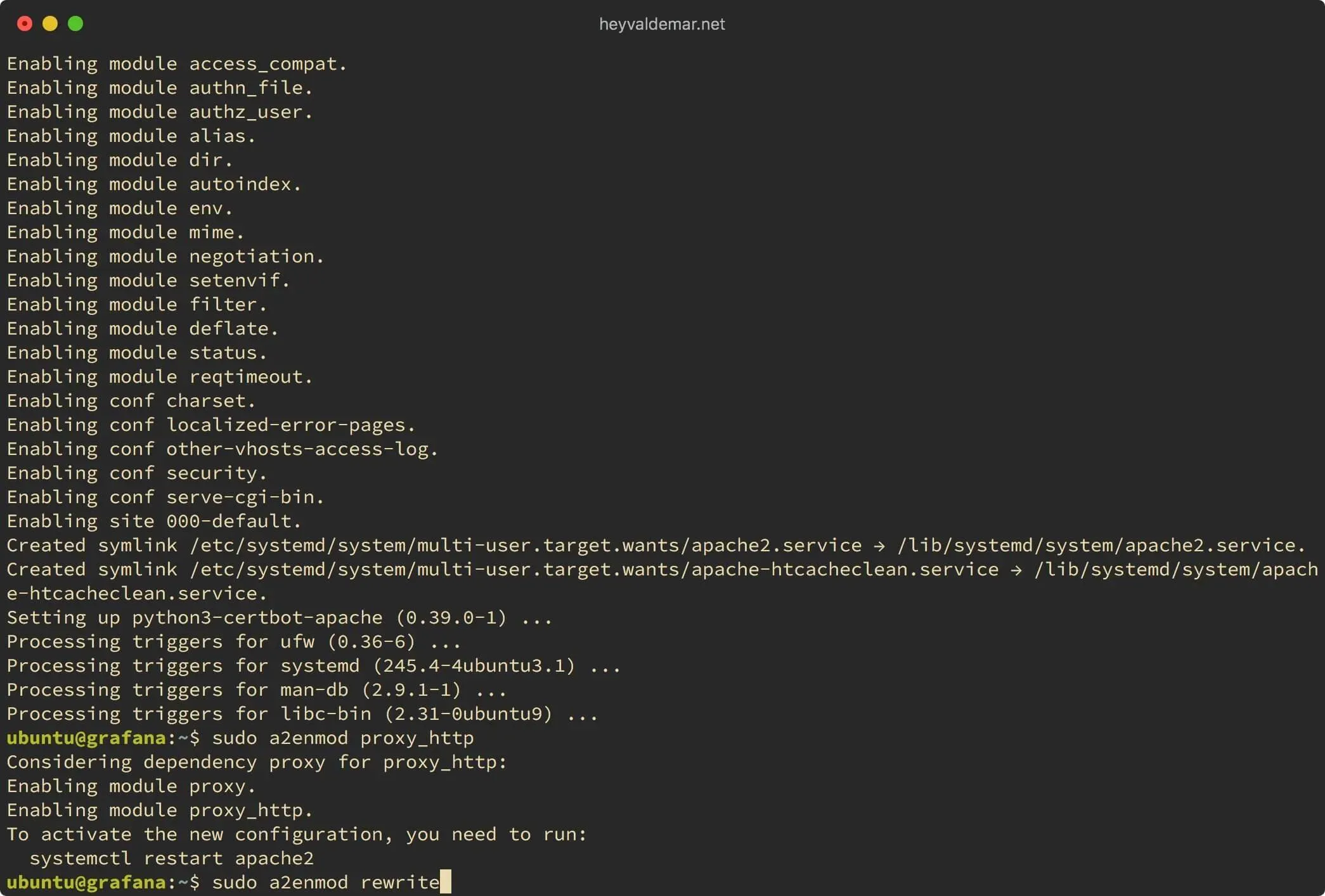 Install Grafana on Ubuntu Server - Step 4