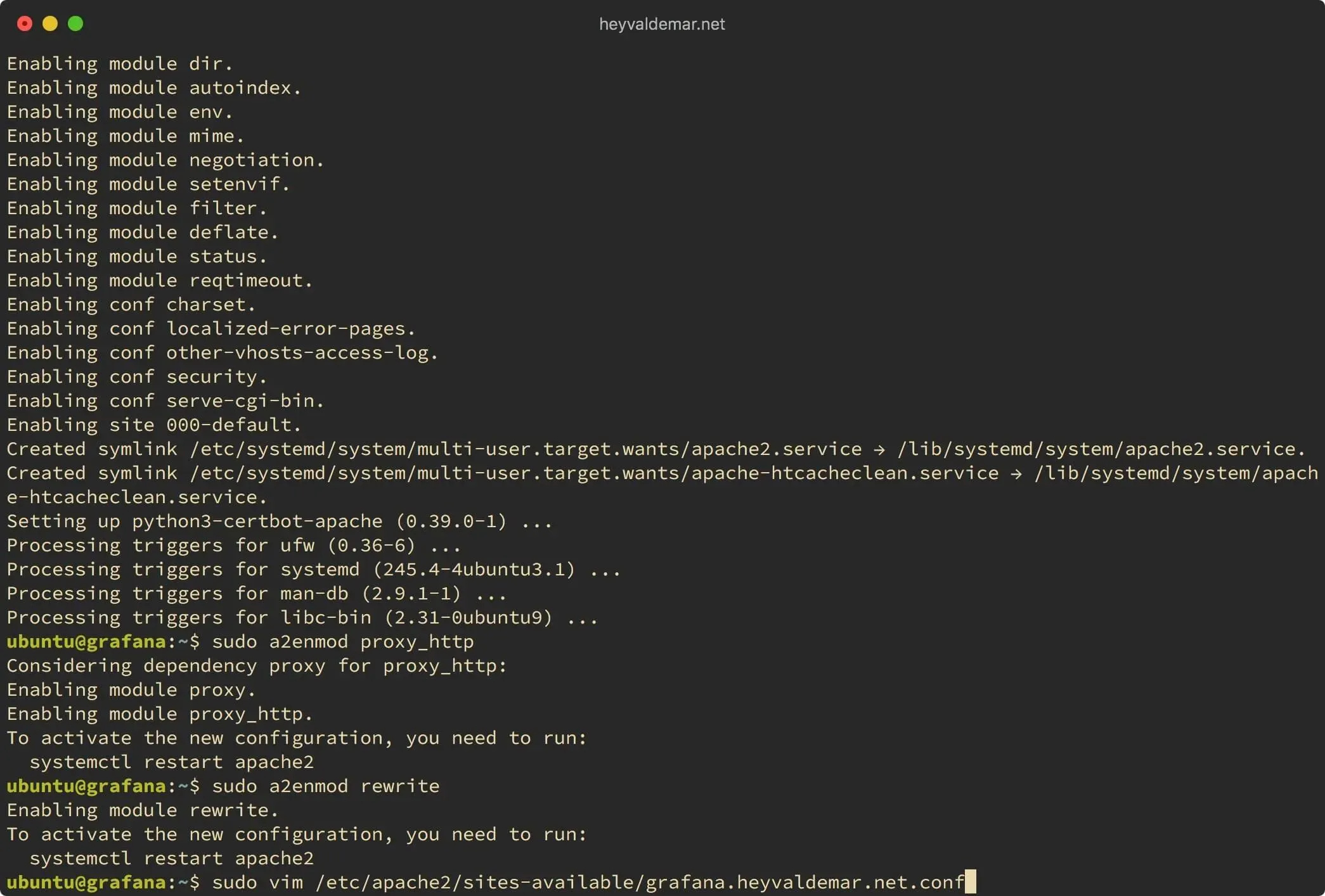 Install Grafana on Ubuntu Server - Step 5