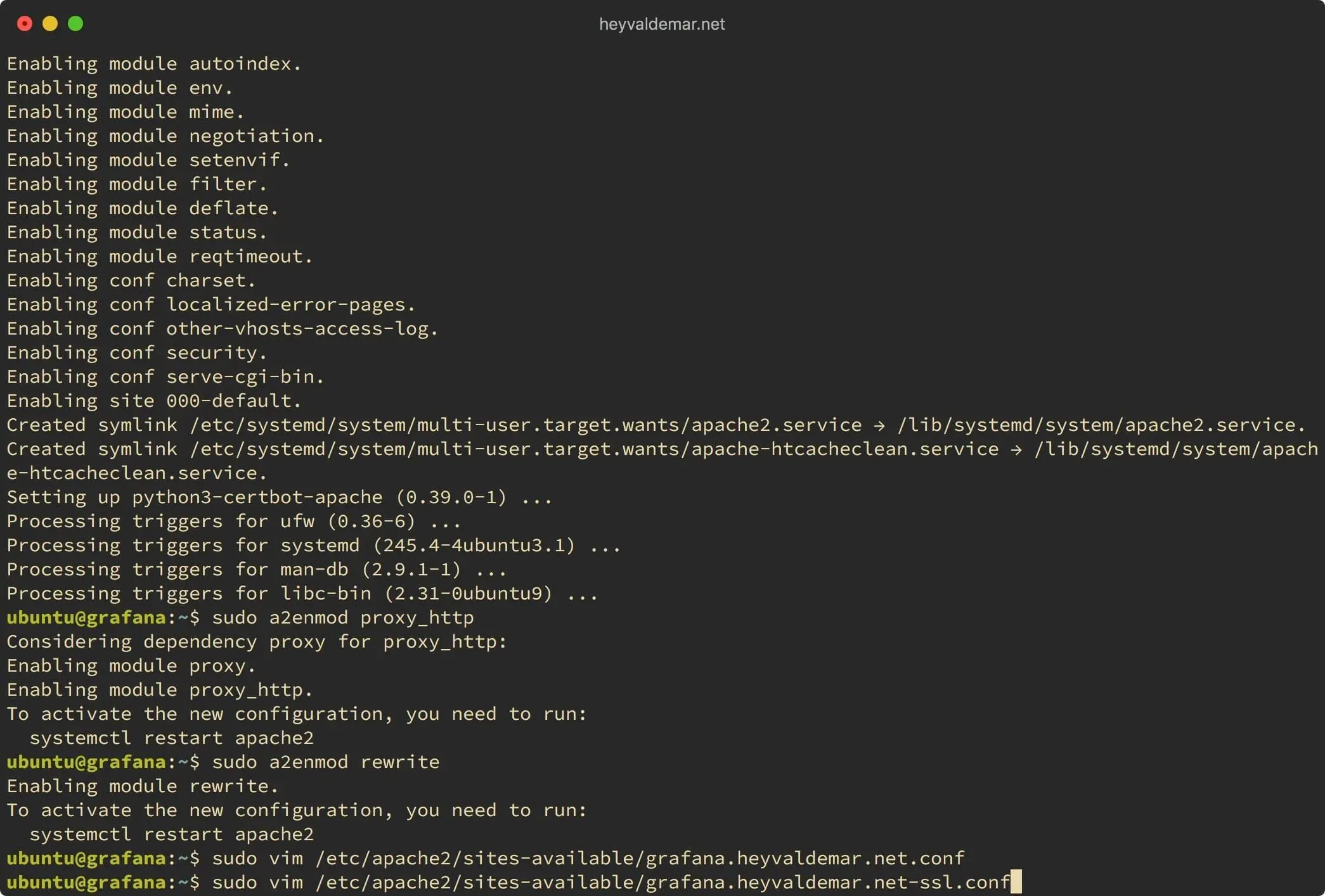 Install Grafana on Ubuntu Server - Step 8