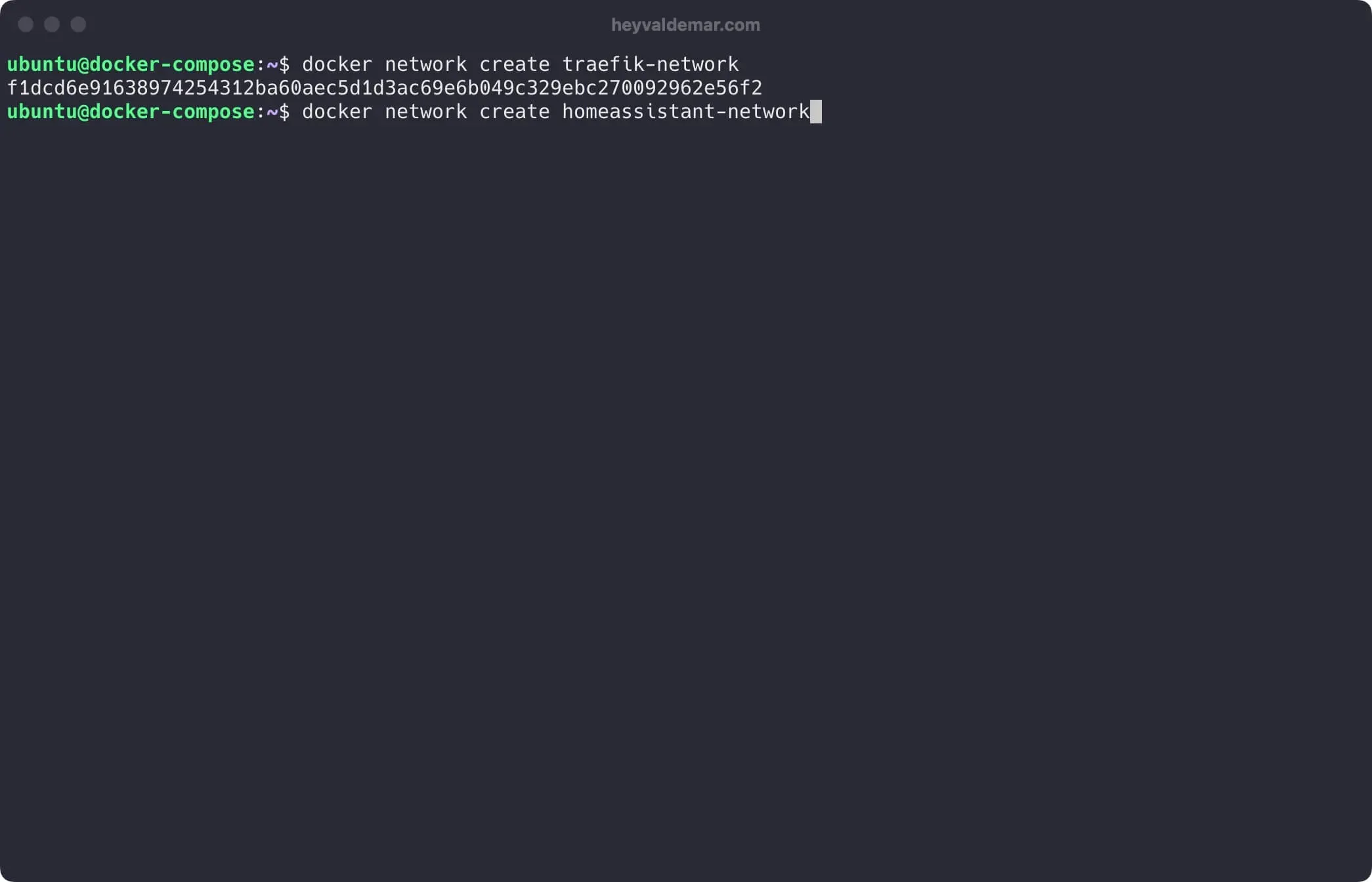Install Home Assistant Using Docker Compose - Step 2