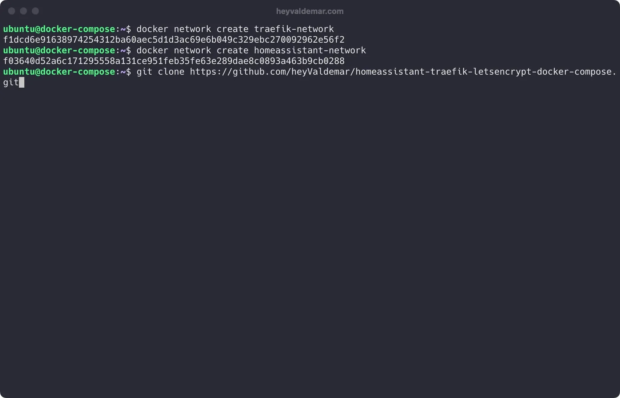 Install Home Assistant Using Docker Compose - Step 3