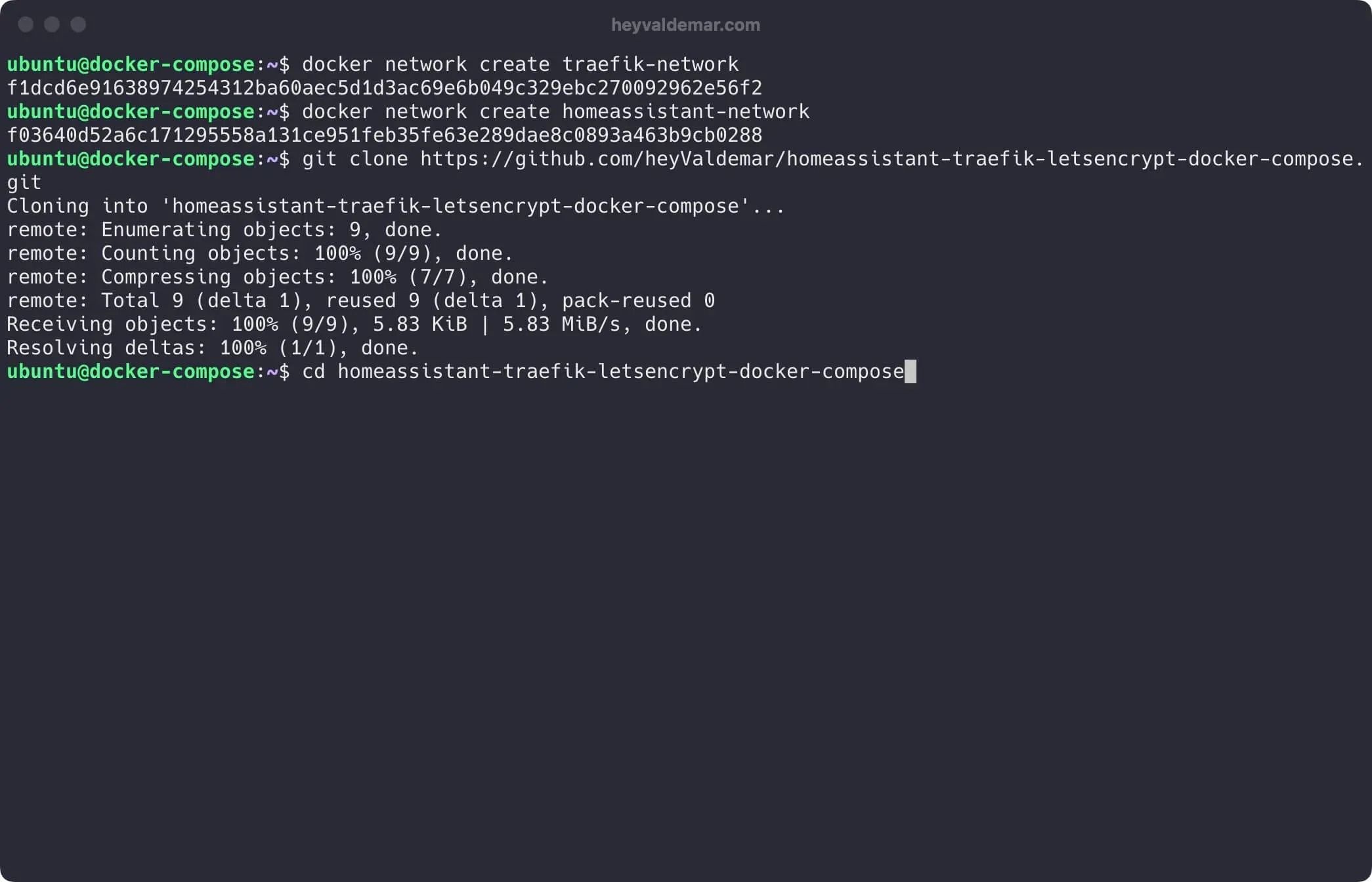 Install Home Assistant Using Docker Compose - Step 4