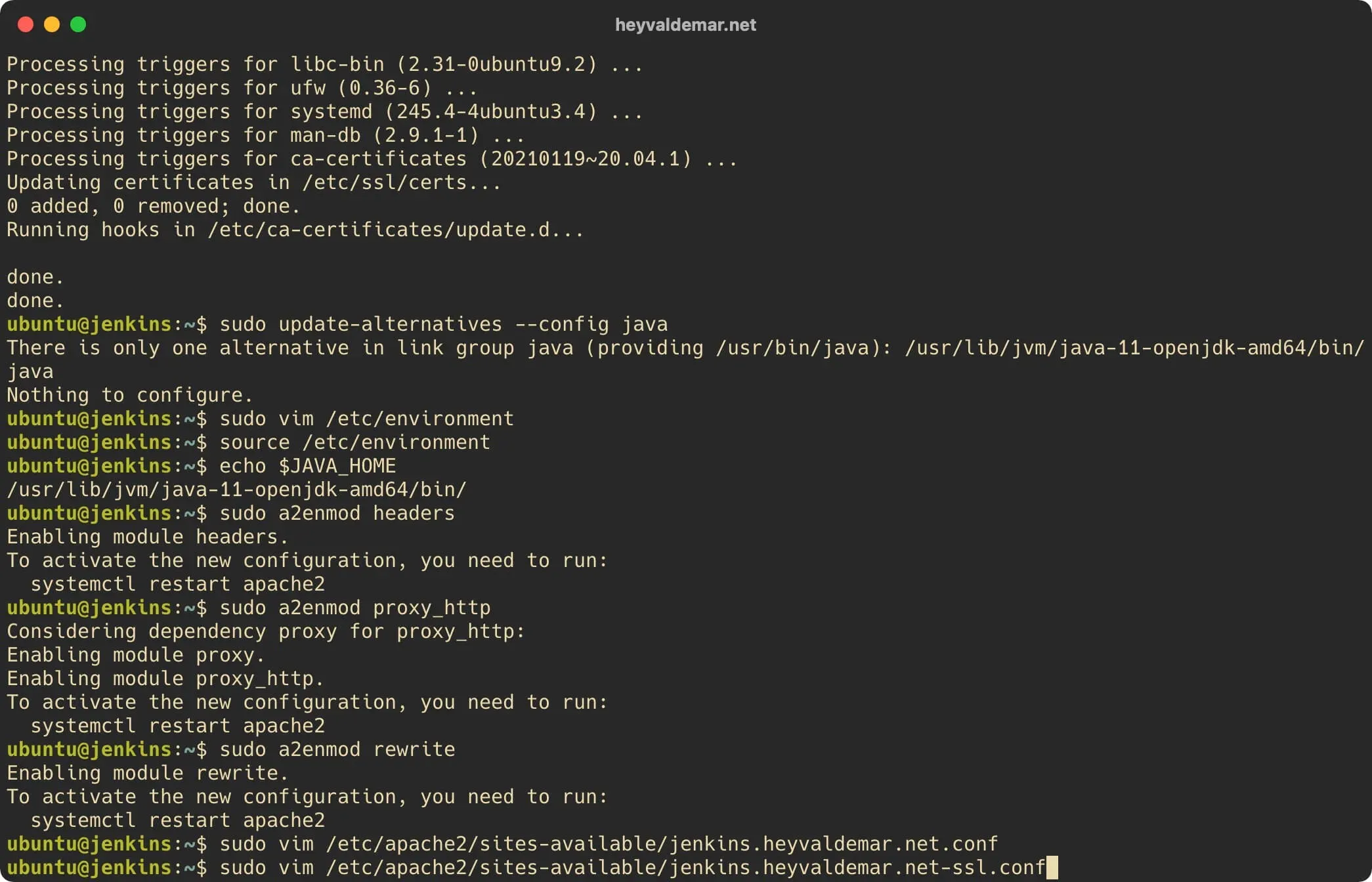 Install Jenkins on Ubuntu Server - Step 15
