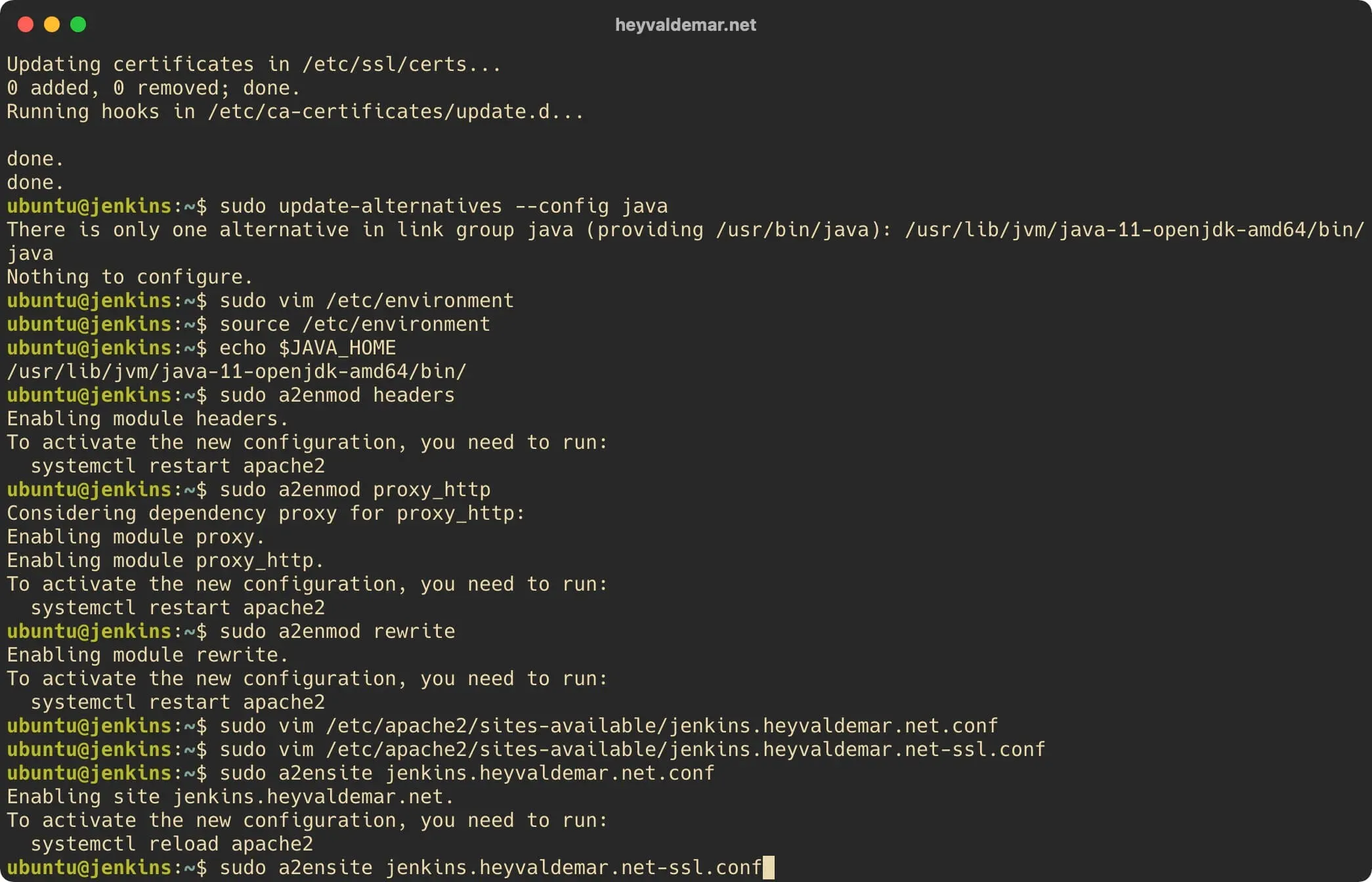 Install Jenkins on Ubuntu Server - Step 19
