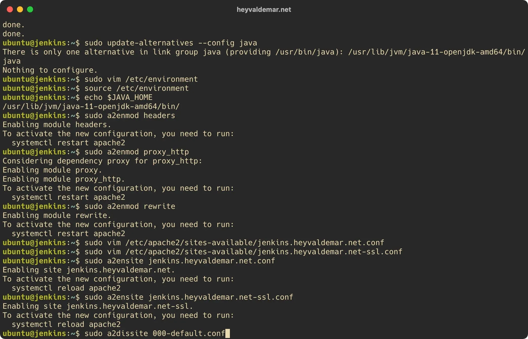 Install Jenkins on Ubuntu Server - Step 20