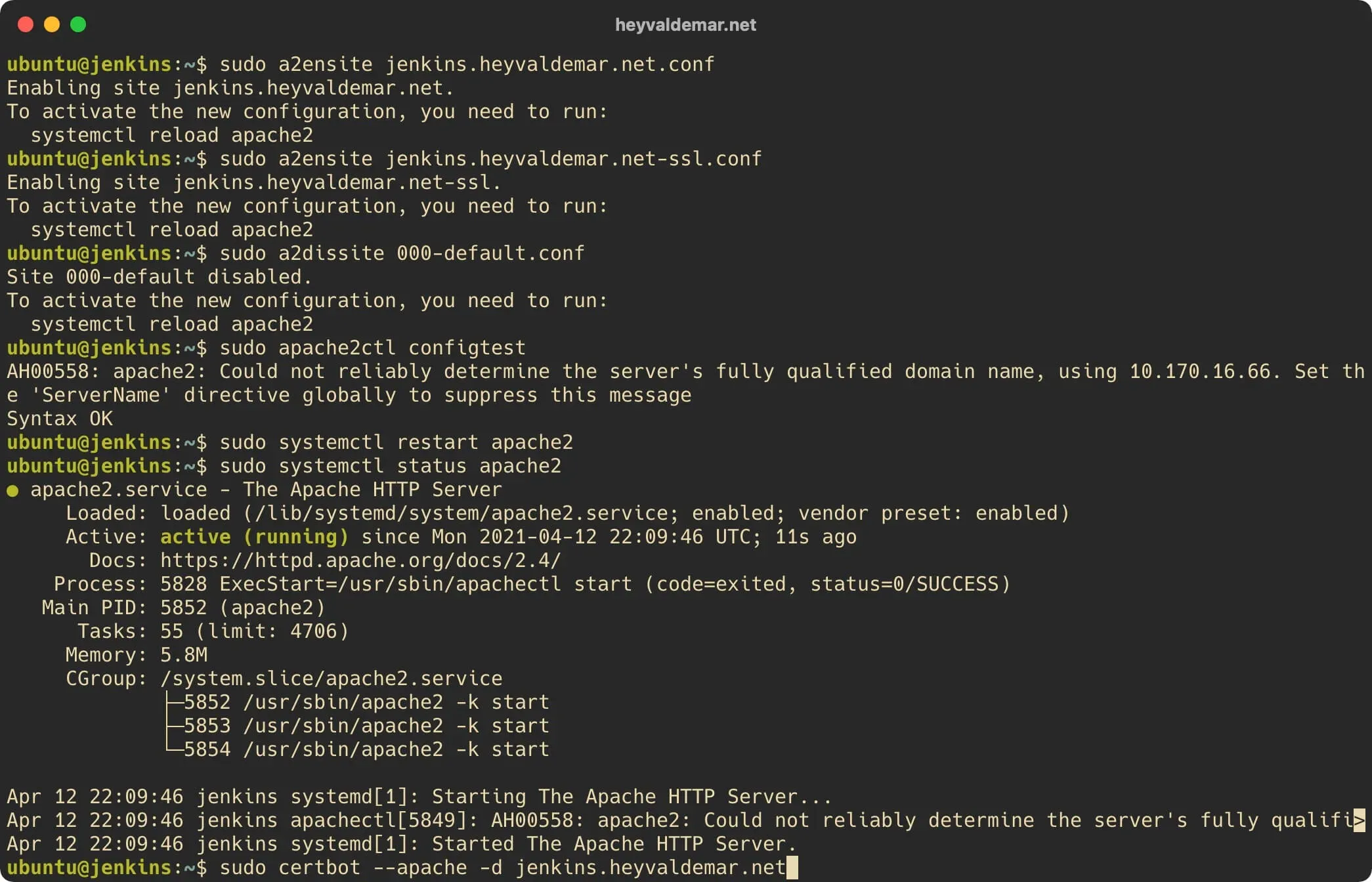 Install Jenkins on Ubuntu Server - Step 24