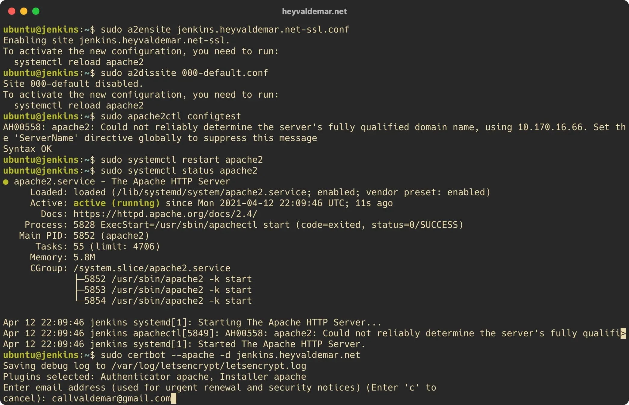 Install Jenkins on Ubuntu Server - Step 25