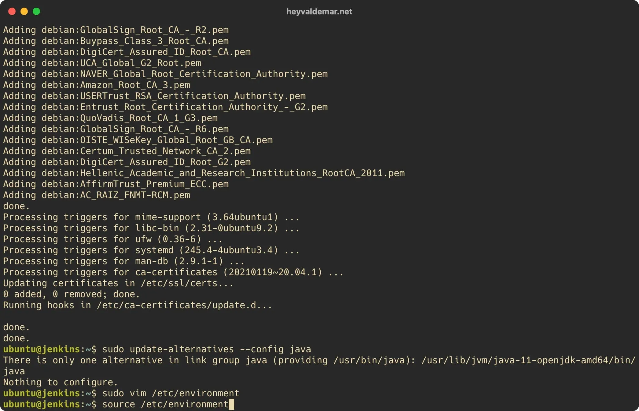 Install Jenkins on Ubuntu Server - Step 7