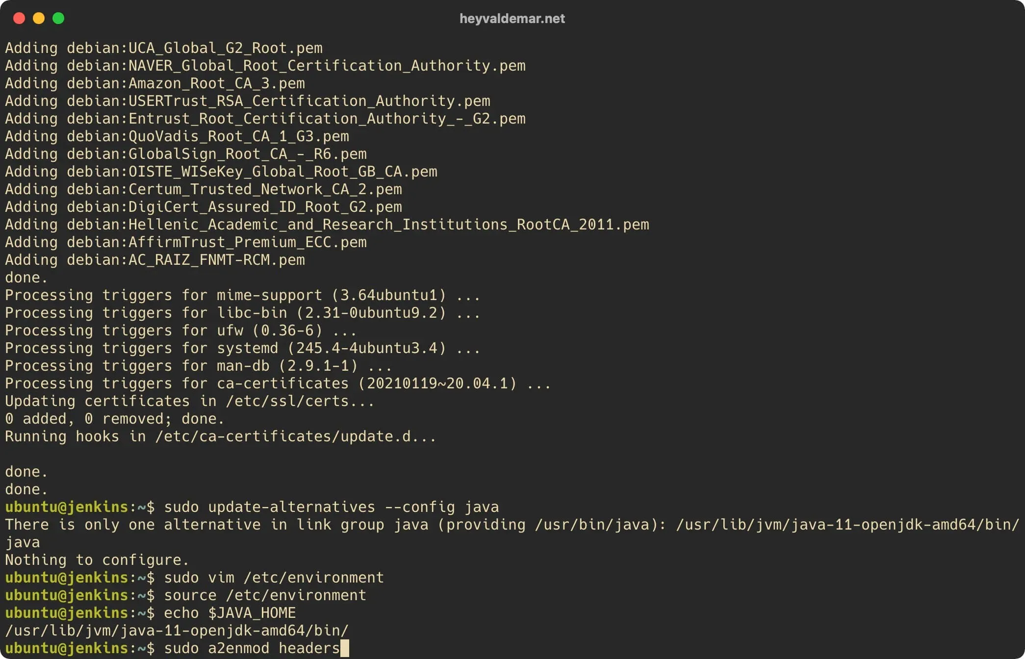 Install Jenkins on Ubuntu Server - Step 9