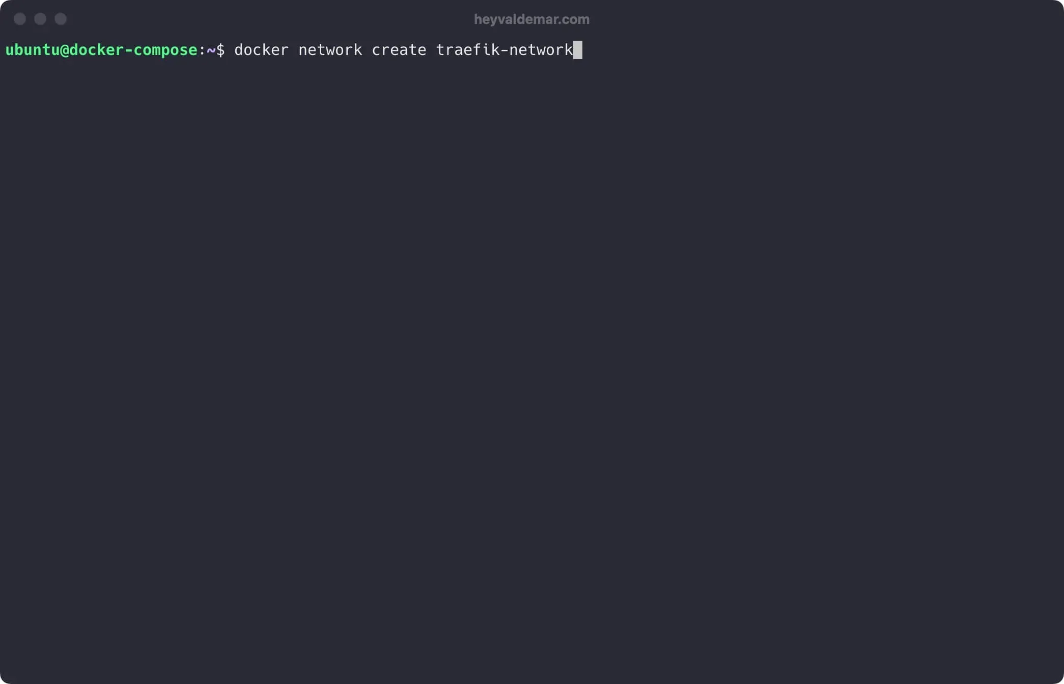 Install Joomla Using Docker Compose - Step 1
