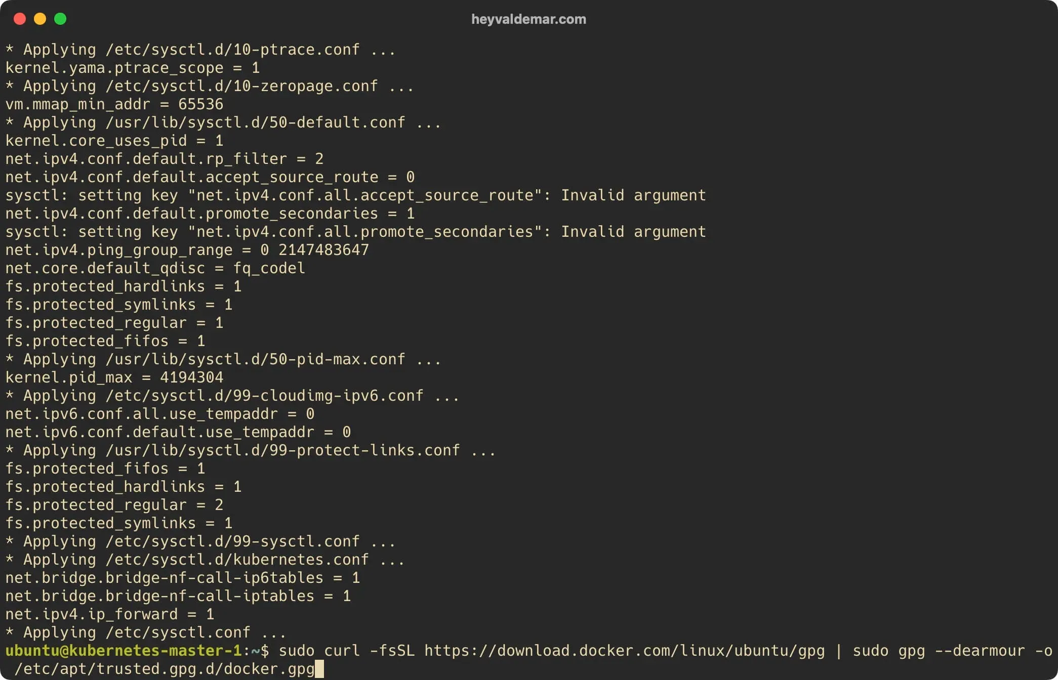 Install Kubernetes on Ubuntu Server 22.04 LTS - Step 14