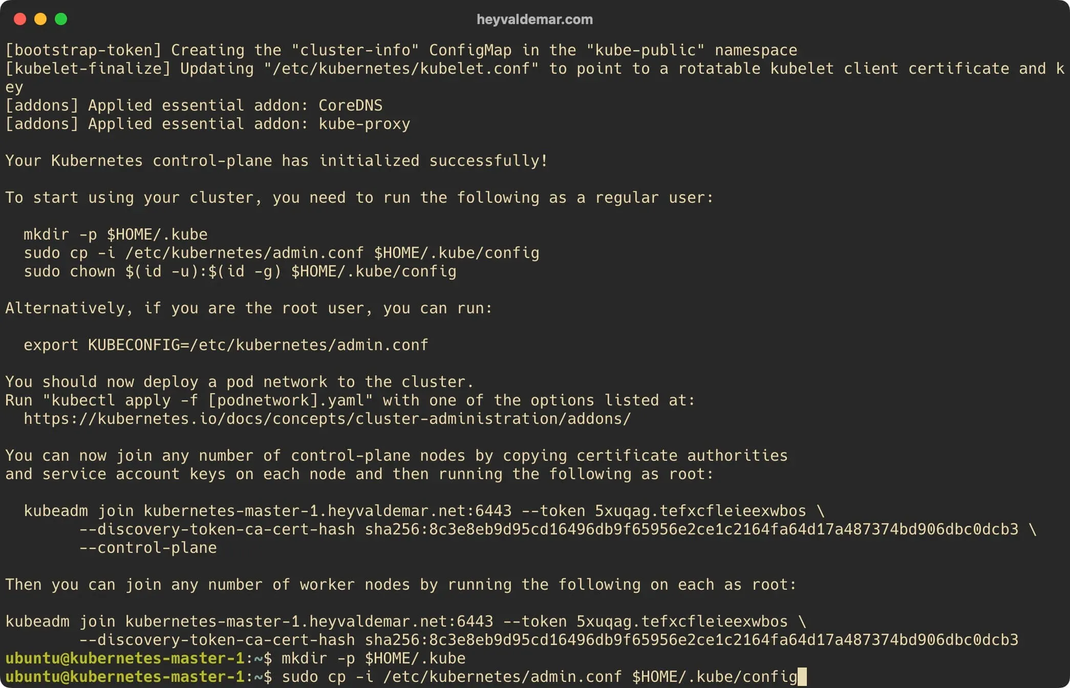 Install Kubernetes on Ubuntu Server 22.04 LTS - Step 31