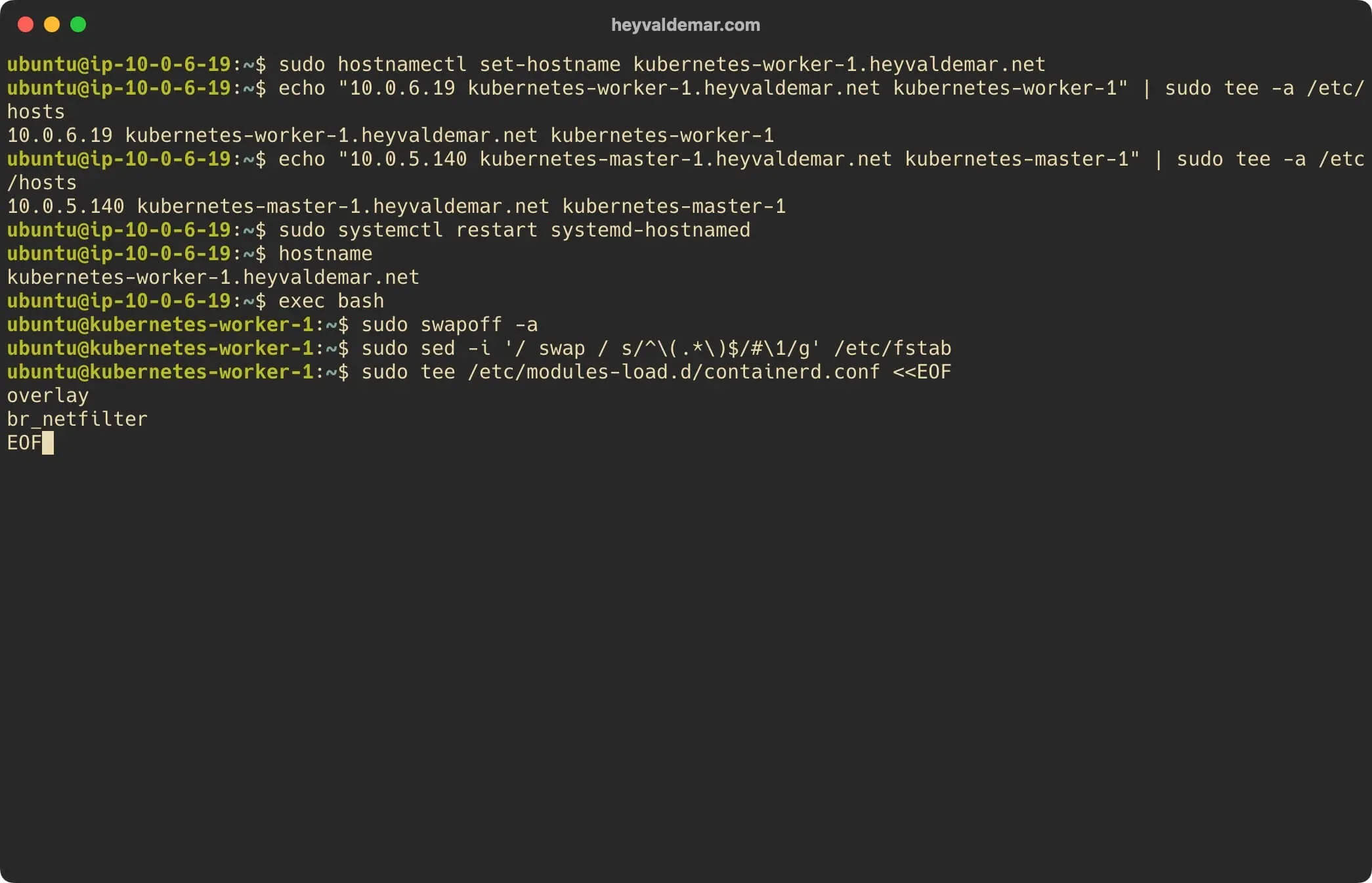 Install Kubernetes on Ubuntu Server 22.04 LTS - Step 43