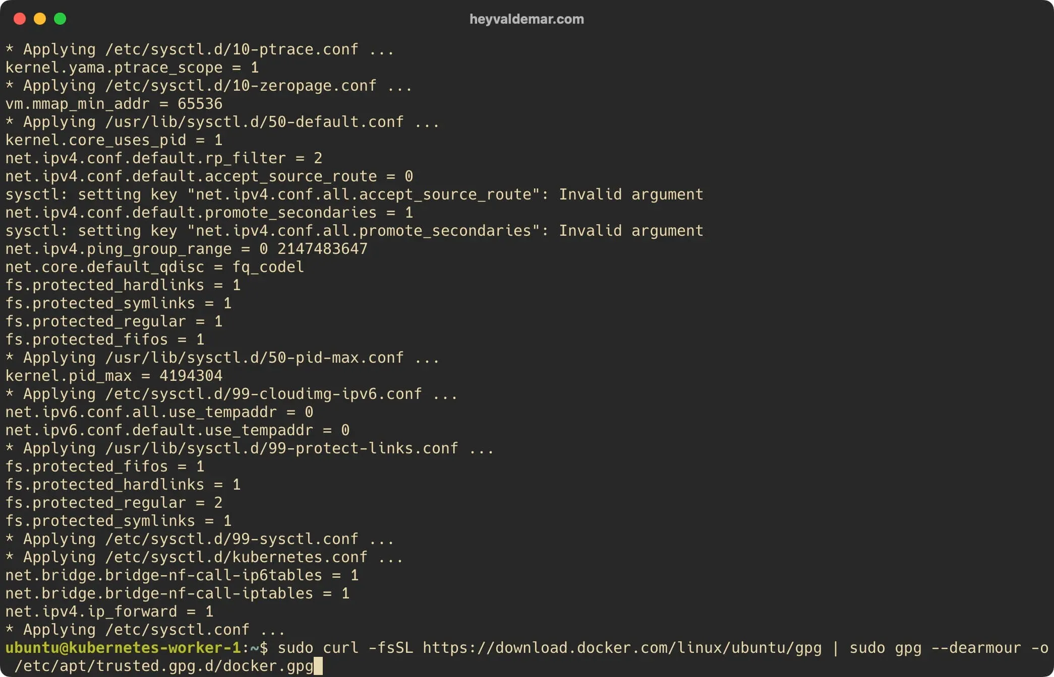 Install Kubernetes on Ubuntu Server 22.04 LTS - Step 48