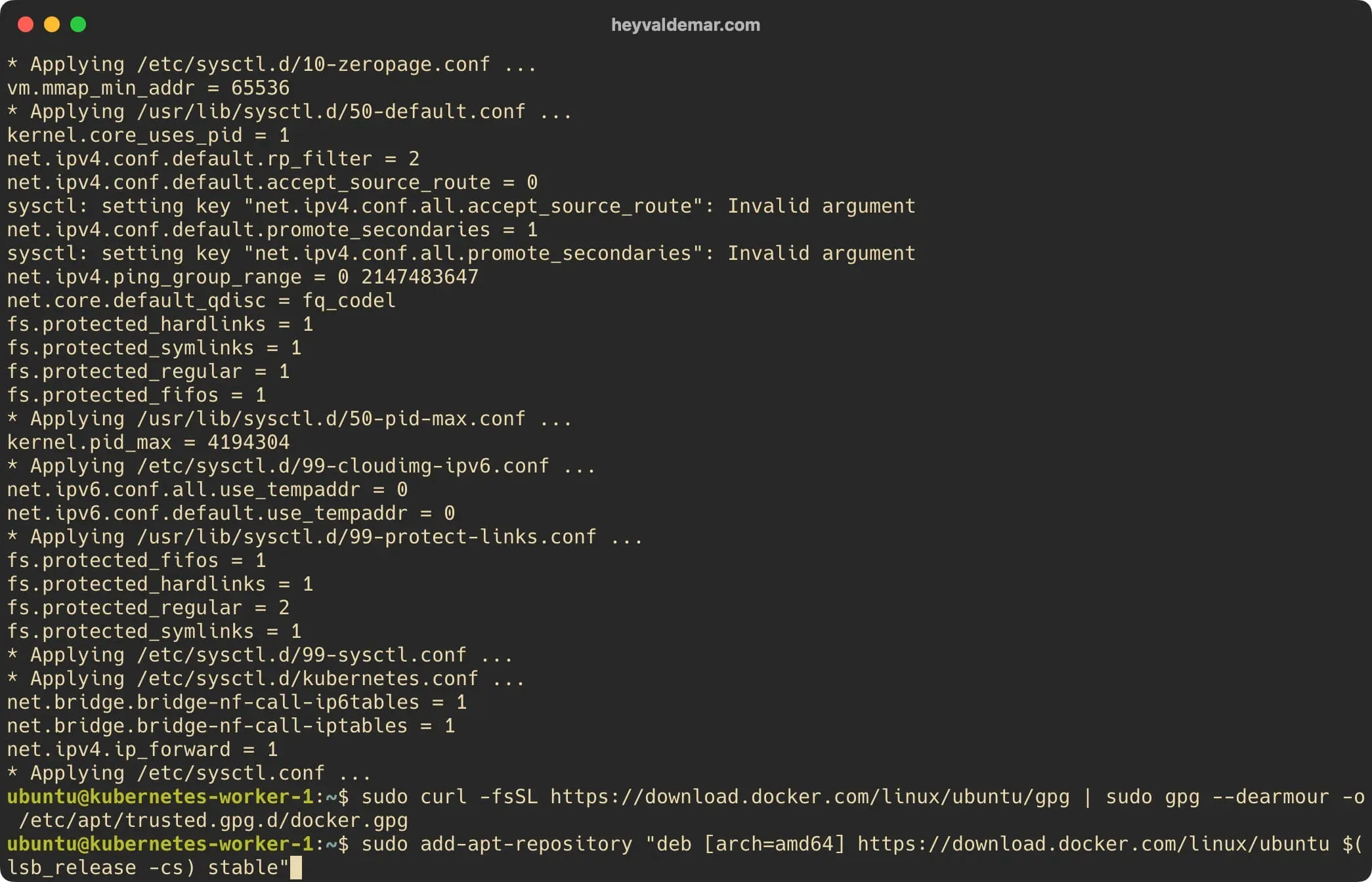 Install Kubernetes on Ubuntu Server 22.04 LTS - Step 49