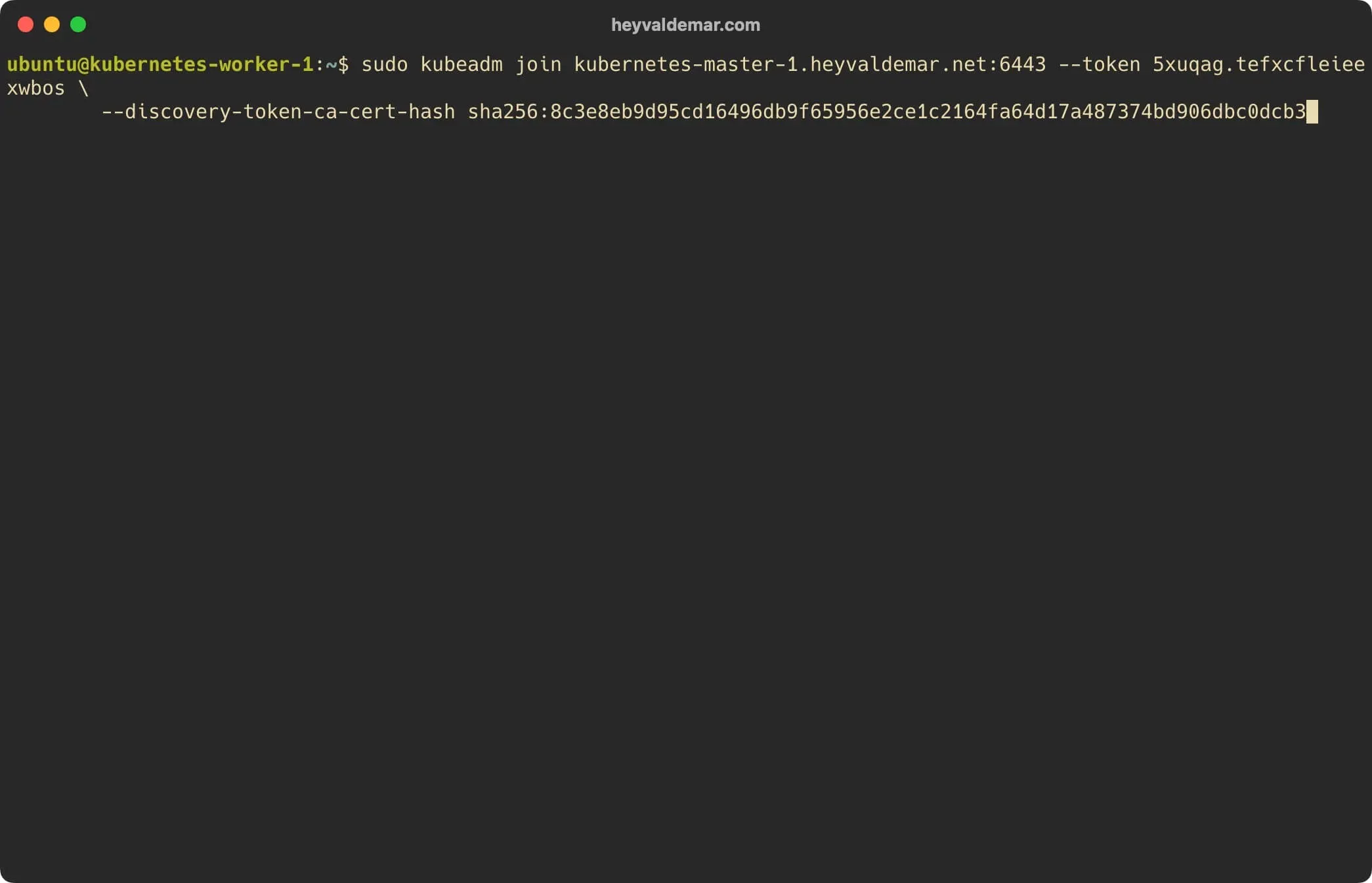Install Kubernetes on Ubuntu Server 22.04 LTS - Step 63