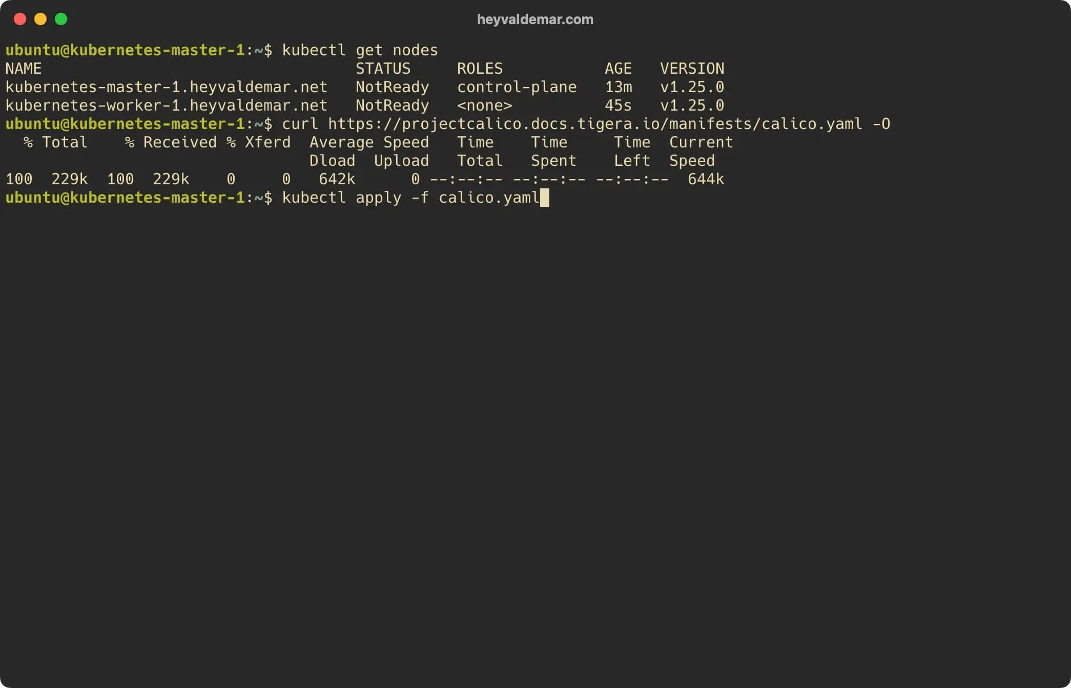 Install Kubernetes on Ubuntu Server 22.04 LTS - Step 67