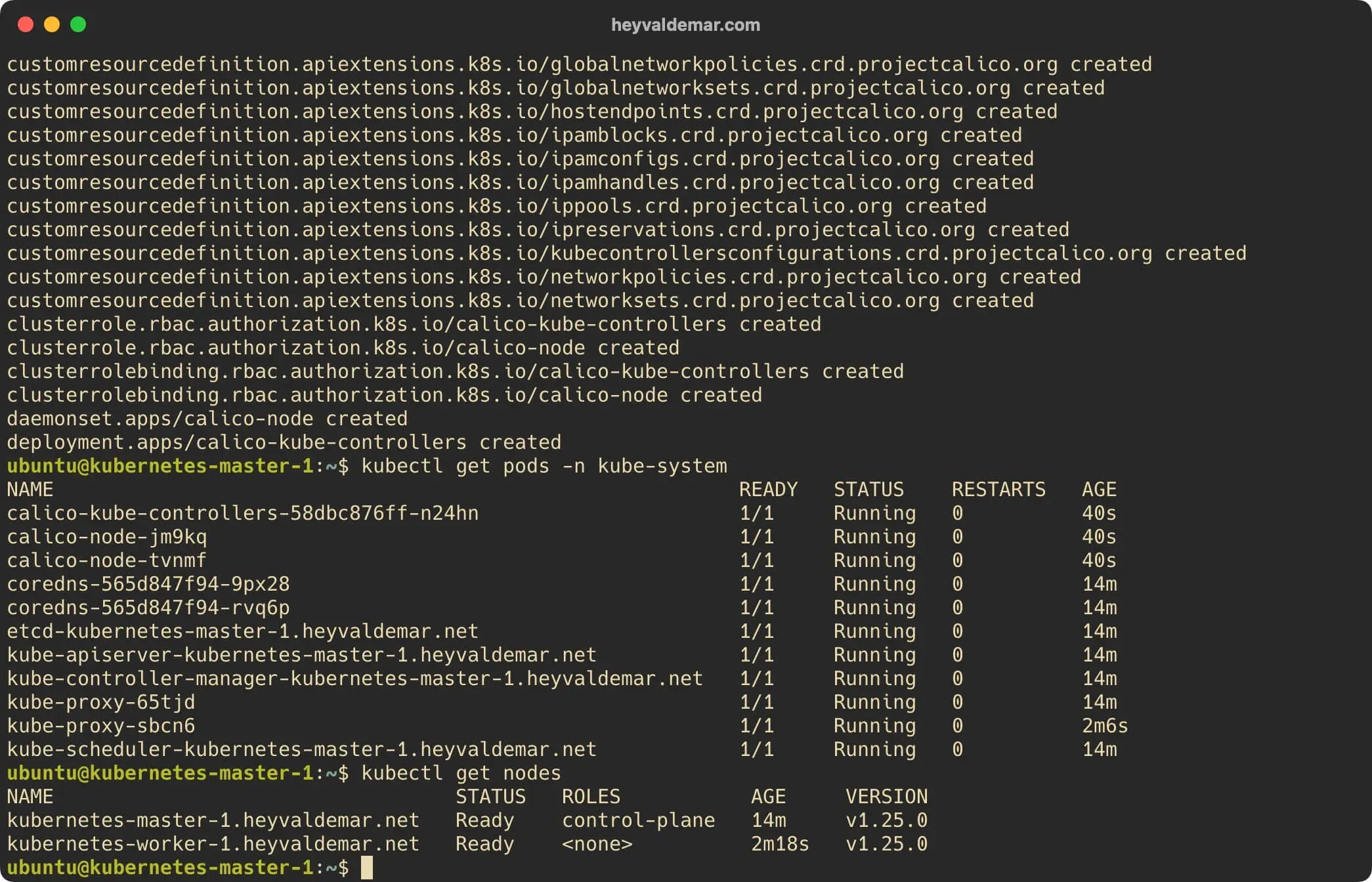 Install Kubernetes on Ubuntu Server 22.04 LTS - Step 70
