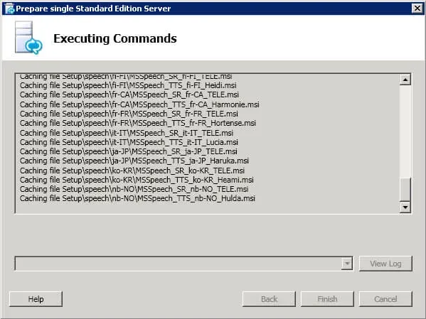 Install Lync Server 2010 - Step 109
