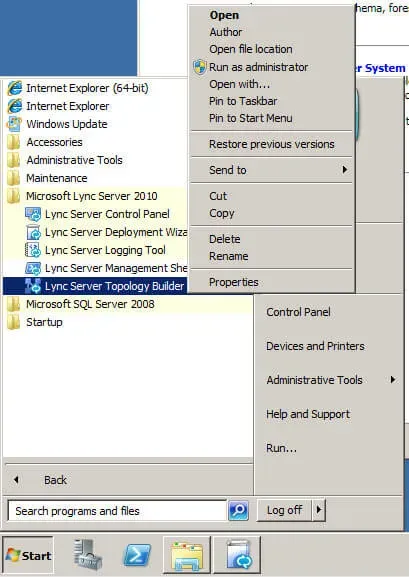 Install Lync Server 2010 - Step 113