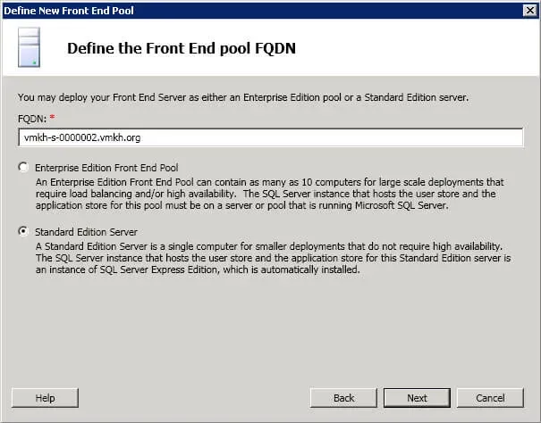Install Lync Server 2010 - Step 122