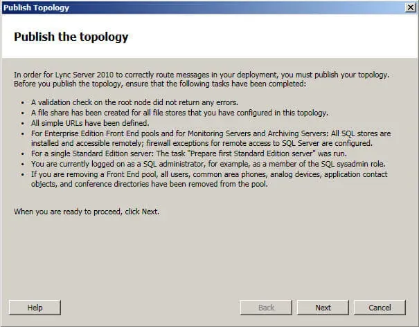 Install Lync Server 2010 - Step 139