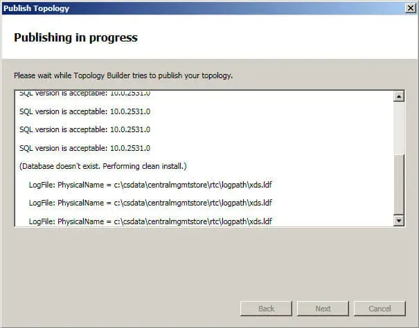 Install Lync Server 2010 - Step 141